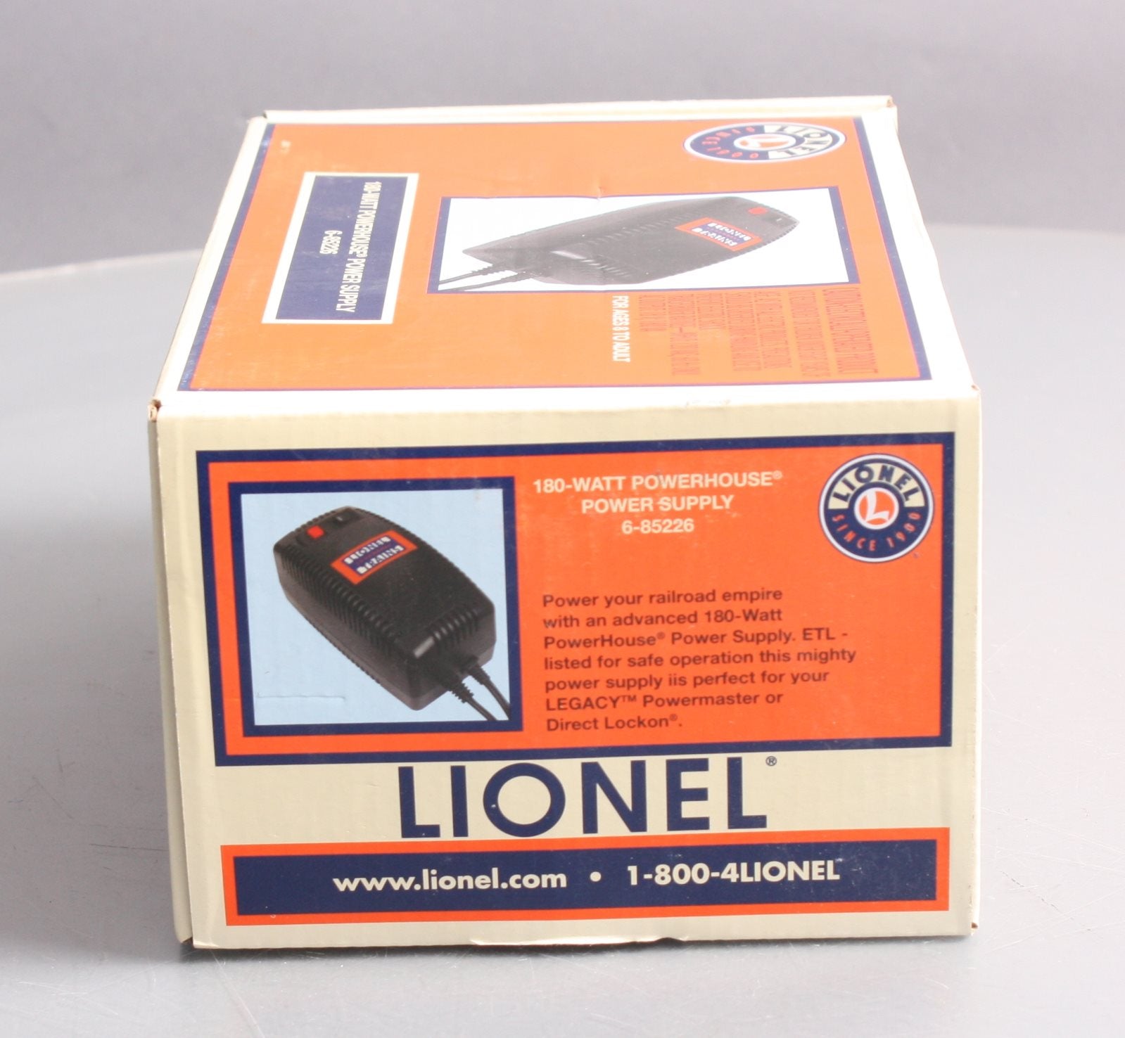 Lionel 6-85226 O 180W New Powerhouse Watt 10A Power Supply LN/Box