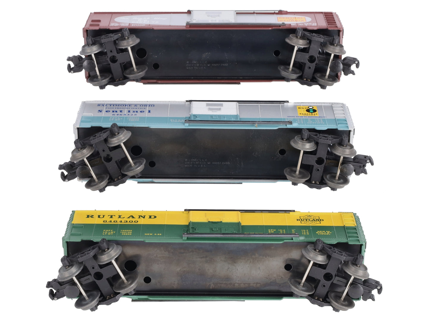 Lionel 6-19276 O Gauge 6464 Boxcar Series V (Set of 3) NIB