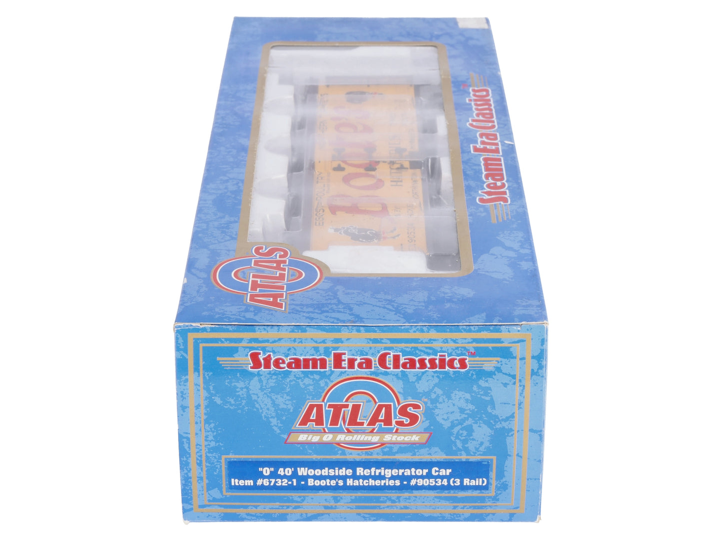 Atlas 6732-1 O Boote's Hatcheries Refrigerator Car #90534 - 3-Rail LN/Box