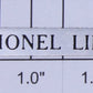 Lionel 1688E-22 "1688E Lionel Lines 1688E" Sticker Nameplate with Adhesive