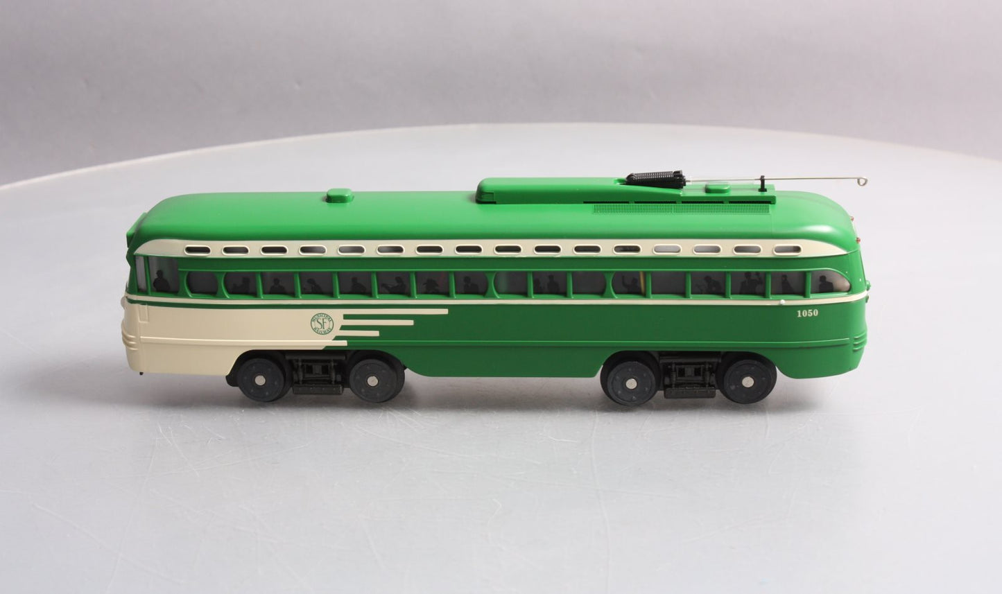 MTH 30-2504-1 O Gauge San Francisco PCC Street Car w/PS1 #1050 EX/Box