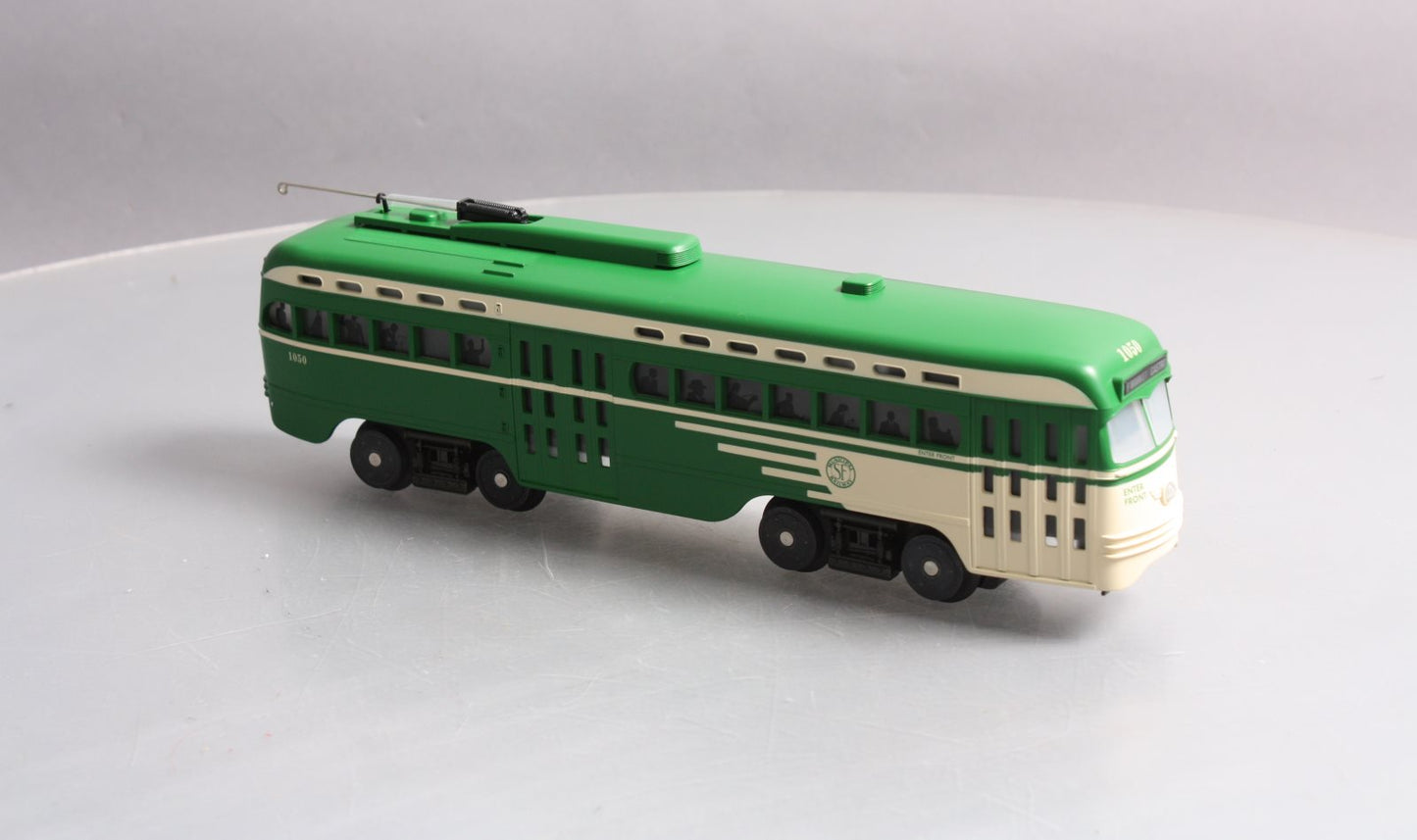 MTH 30-2504-1 O Gauge San Francisco PCC Street Car w/PS1 #1050 EX/Box