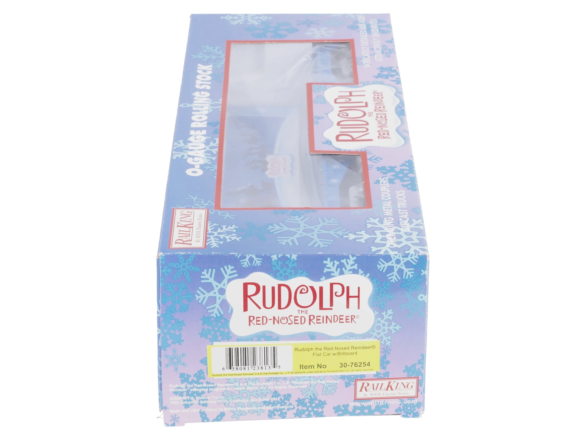 MTH 30-76254 O Gauge Rudolph Flatcar w/Billboard