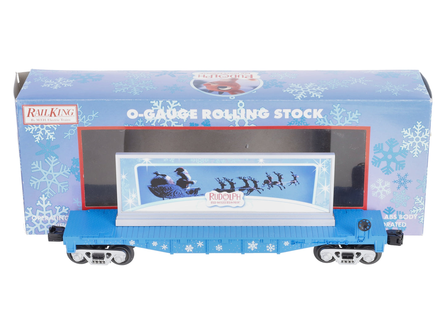 MTH 30-76254 O Gauge Rudolph Flatcar w/Billboard