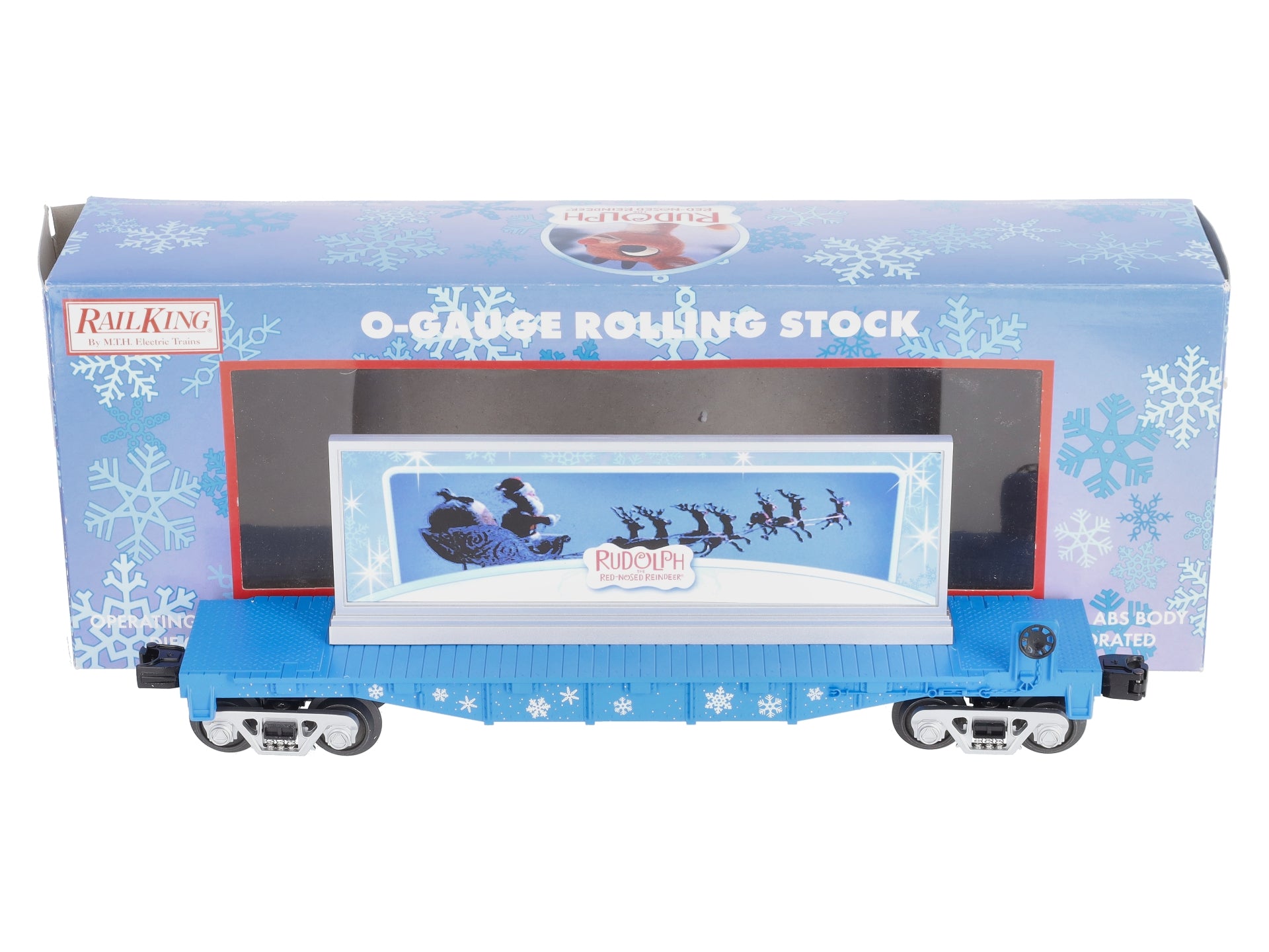 MTH 30-76254 O Gauge Rudolph Flatcar w/Billboard
