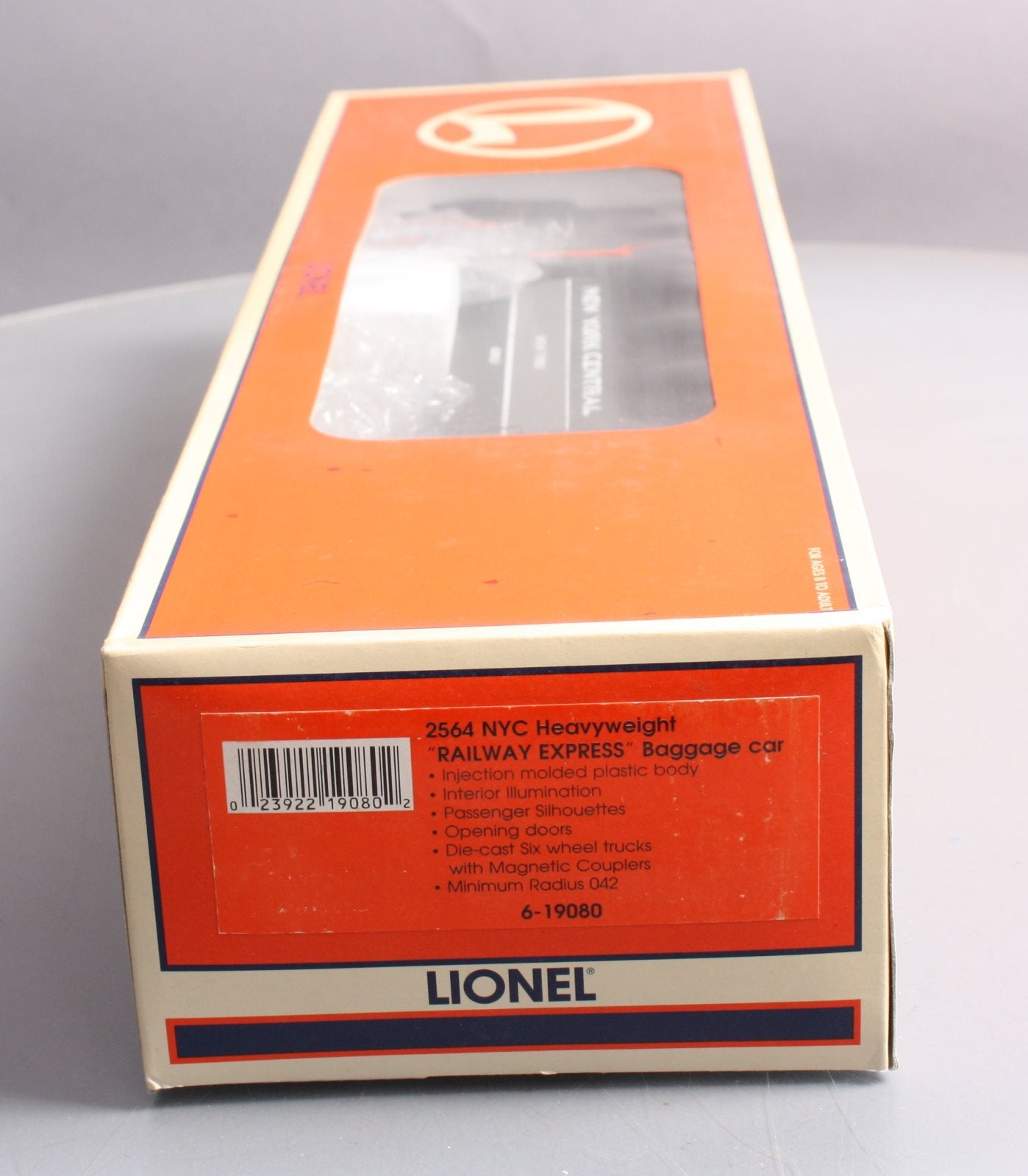 Lionel 6-19080 O New York Central Railway Express Agency Baggage Car #2564 LN/Box