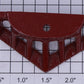 Lionel 33-23 Red Pilot and Cowcatcher-No Coupler