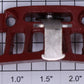Lionel 33-23 Standard Gauge Diecast Red Pilot / Cowcatcher with18-4 Coupler