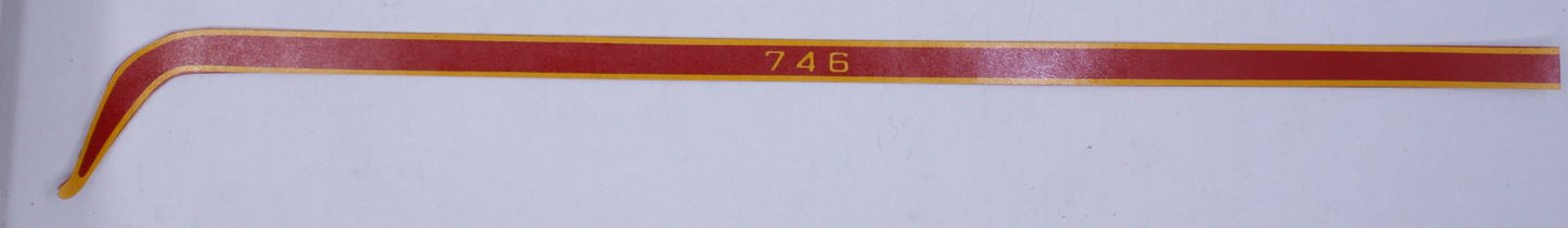 Lionel 746-11 Right Hand Red/Yellow Norfolk and Western Side Sticker Decal