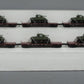 MTH 20-90549 Pennsylvania 50-ton 41' Wood Flatcars w/Sherman Tanks (Set of 6) LN/Box