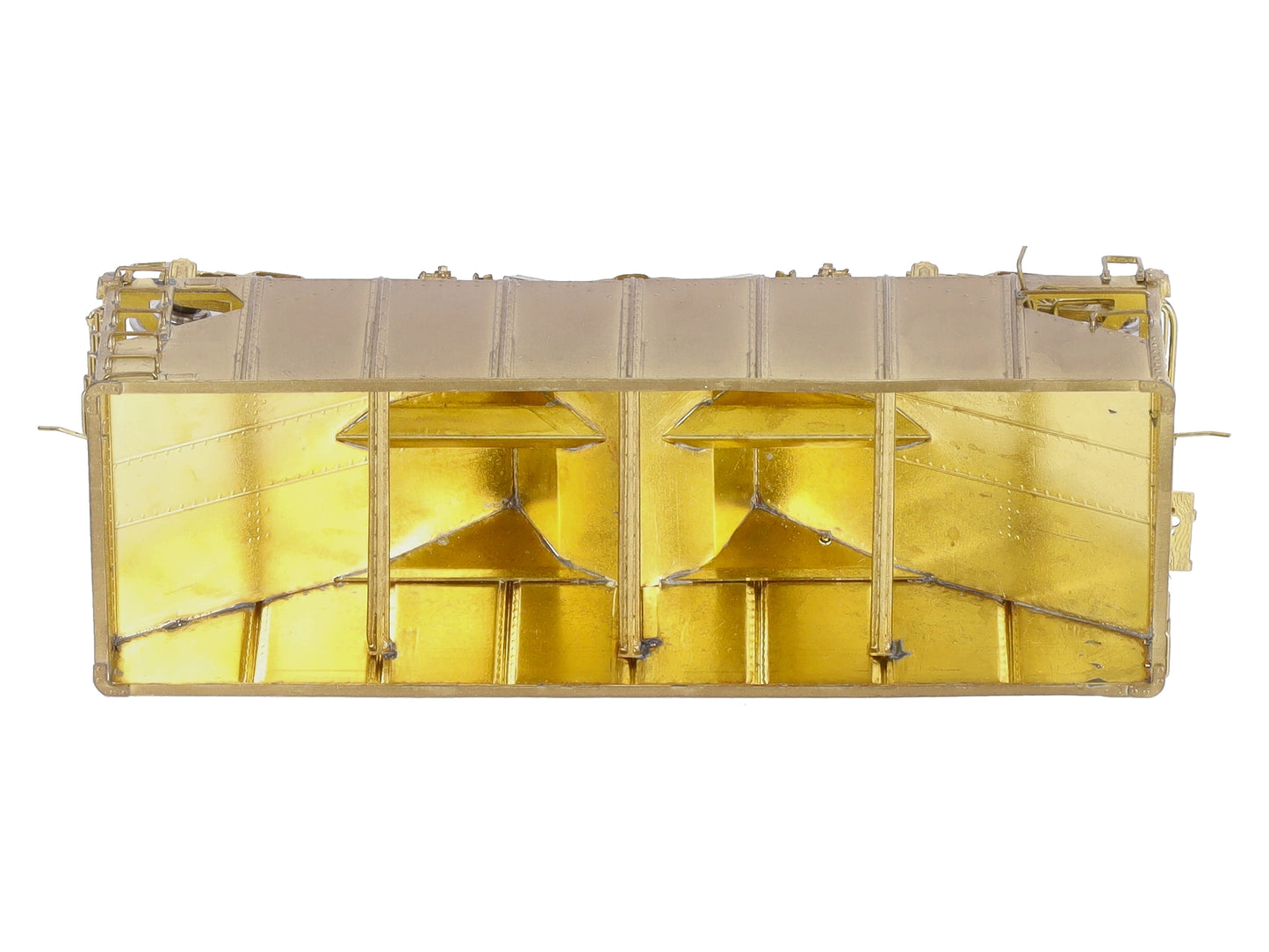 Overland 3044 HO BRASS USRA 2-Bay Hopper - Unpainted LN/Box