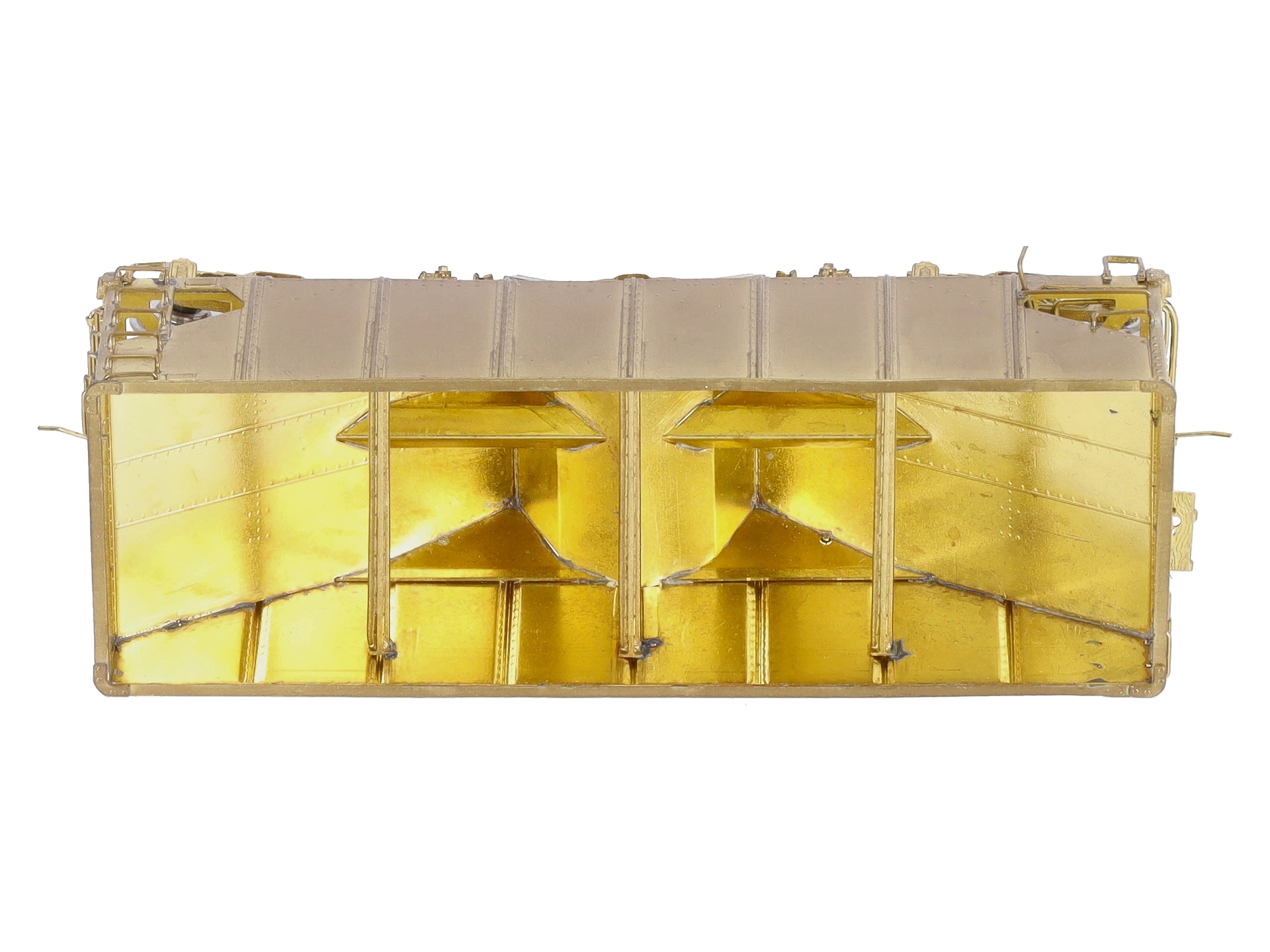 Overland 3044 HO BRASS USRA 2-Bay Hopper - Unpainted LN/Box