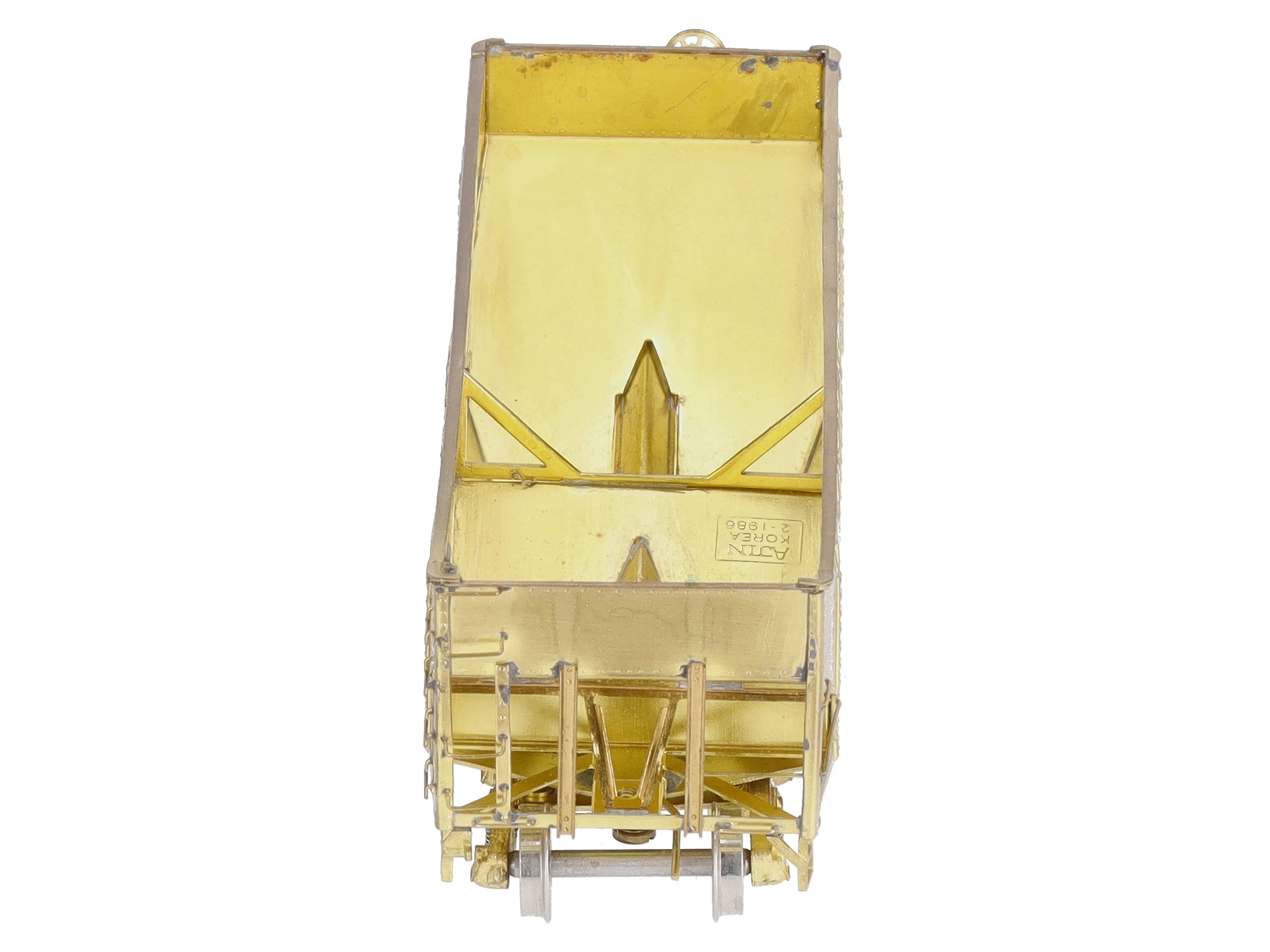 Overland 3051 HO BRASS C&O H-6 2-Bay Hopper - Unpainted LN/Box