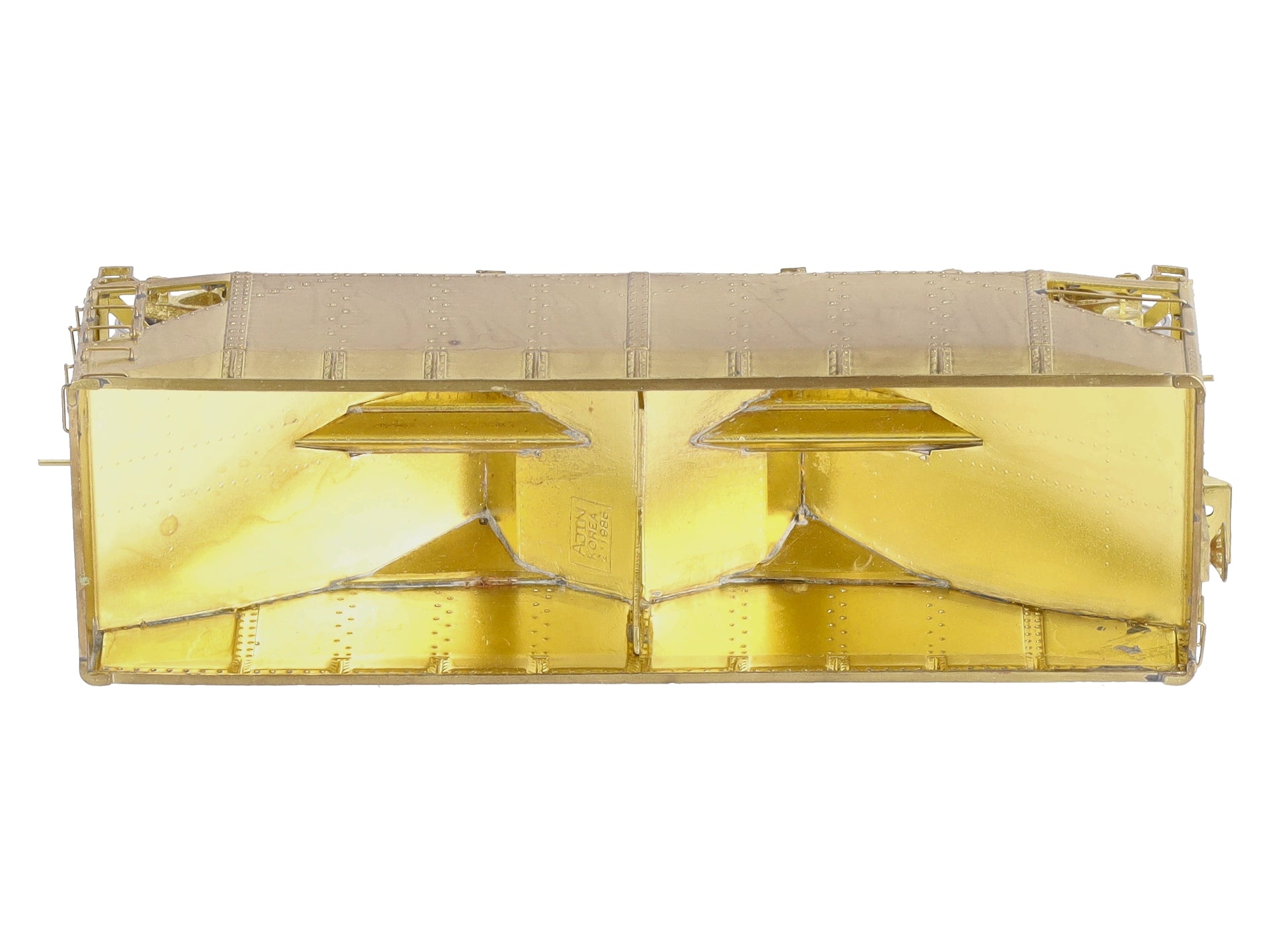 Overland 3051 HO BRASS C&O H-6 2-Bay Hopper - Unpainted LN/Box