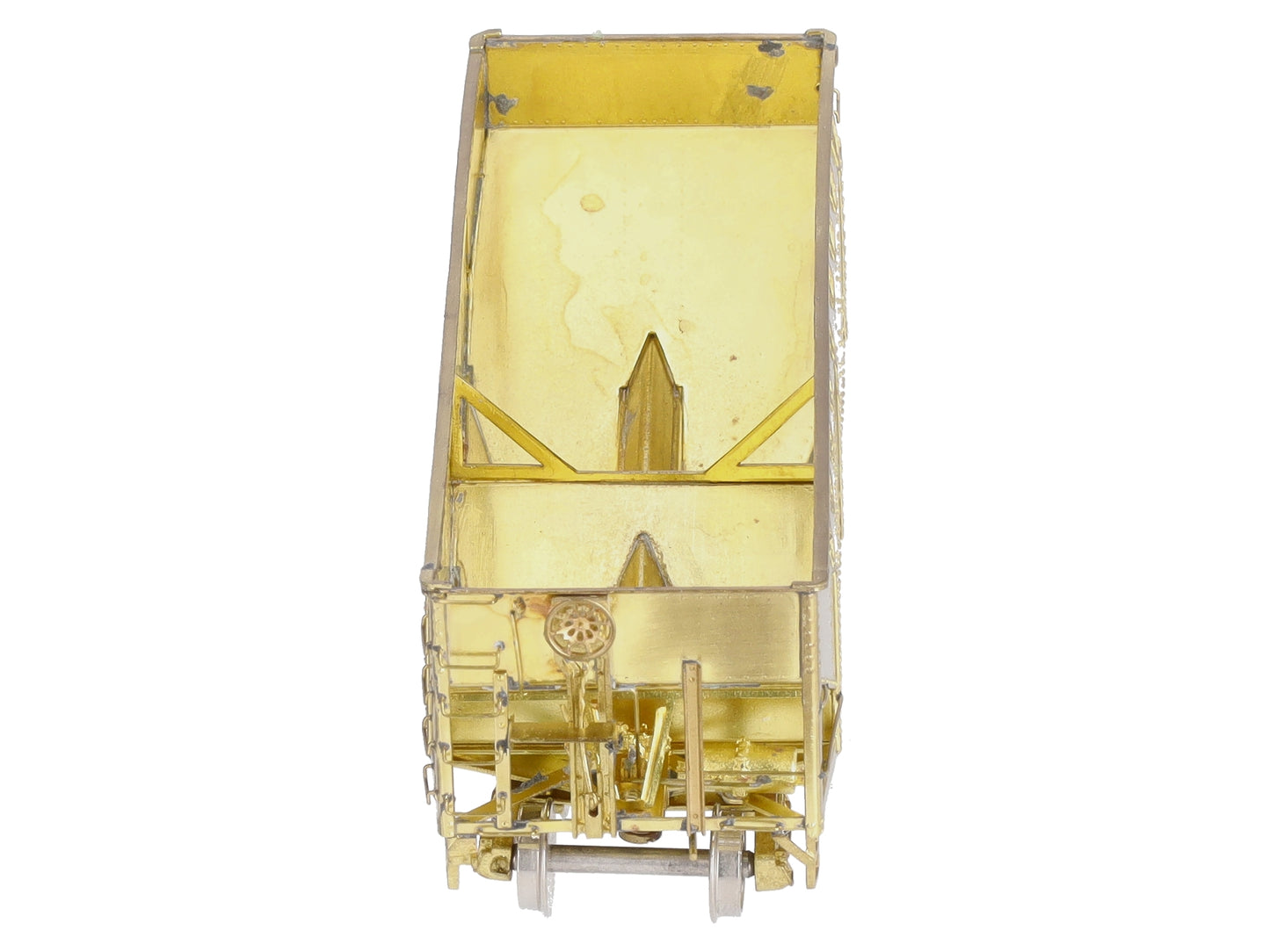 Overland 3051 HO BRASS C&O H-6 2-Bay Hopper - Unpainted LN/Box
