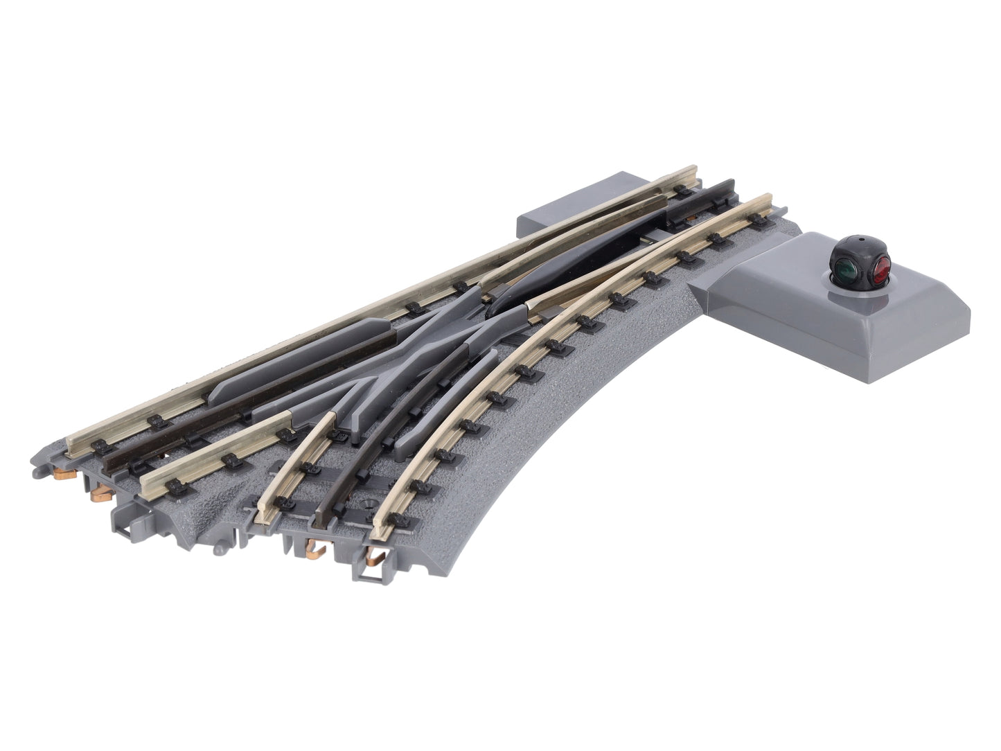 MTH 40-1044 O42 RealTrax Nickel Silver Left Hand Remote Switch Turnout