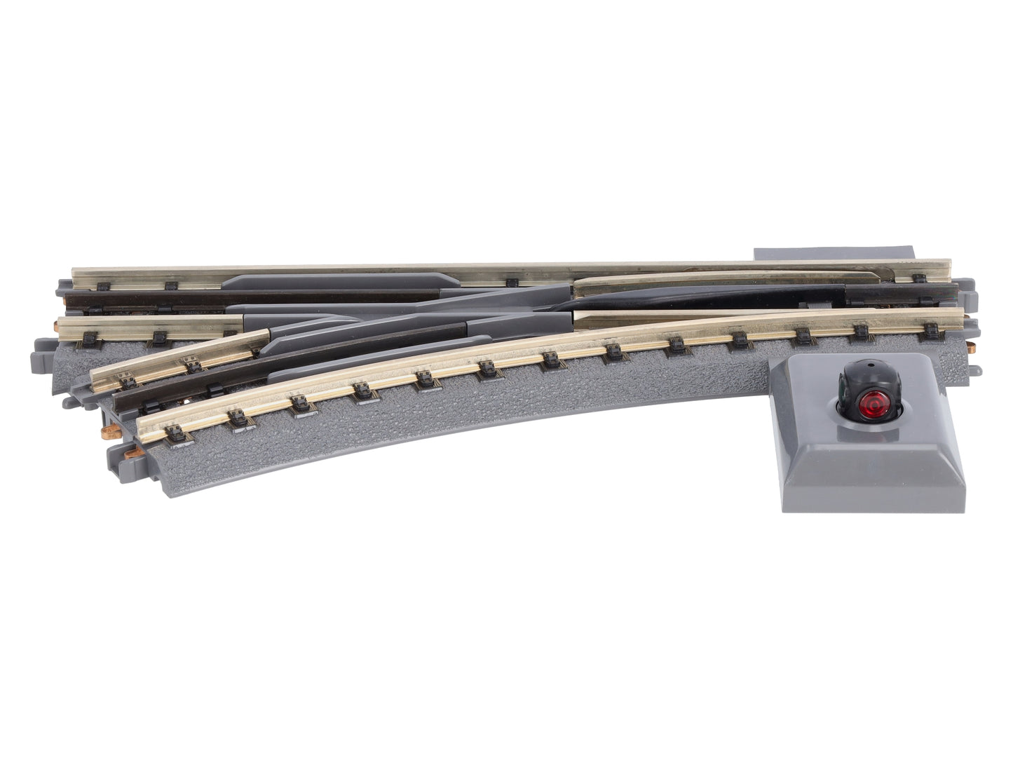 MTH 40-1044 O42 RealTrax Nickel Silver Left Hand Remote Switch Turnout