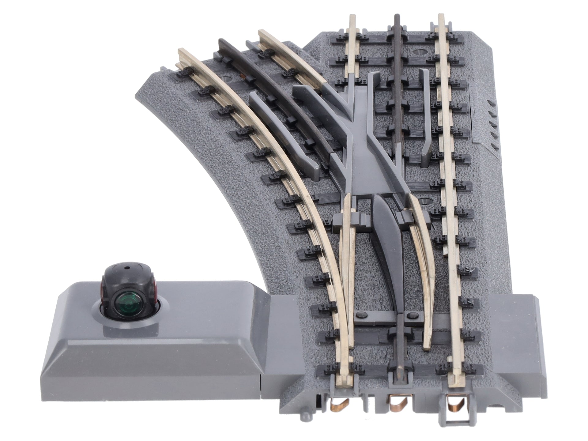 MTH 40-1044 O42 RealTrax Nickel Silver Left Hand Remote Switch Turnout