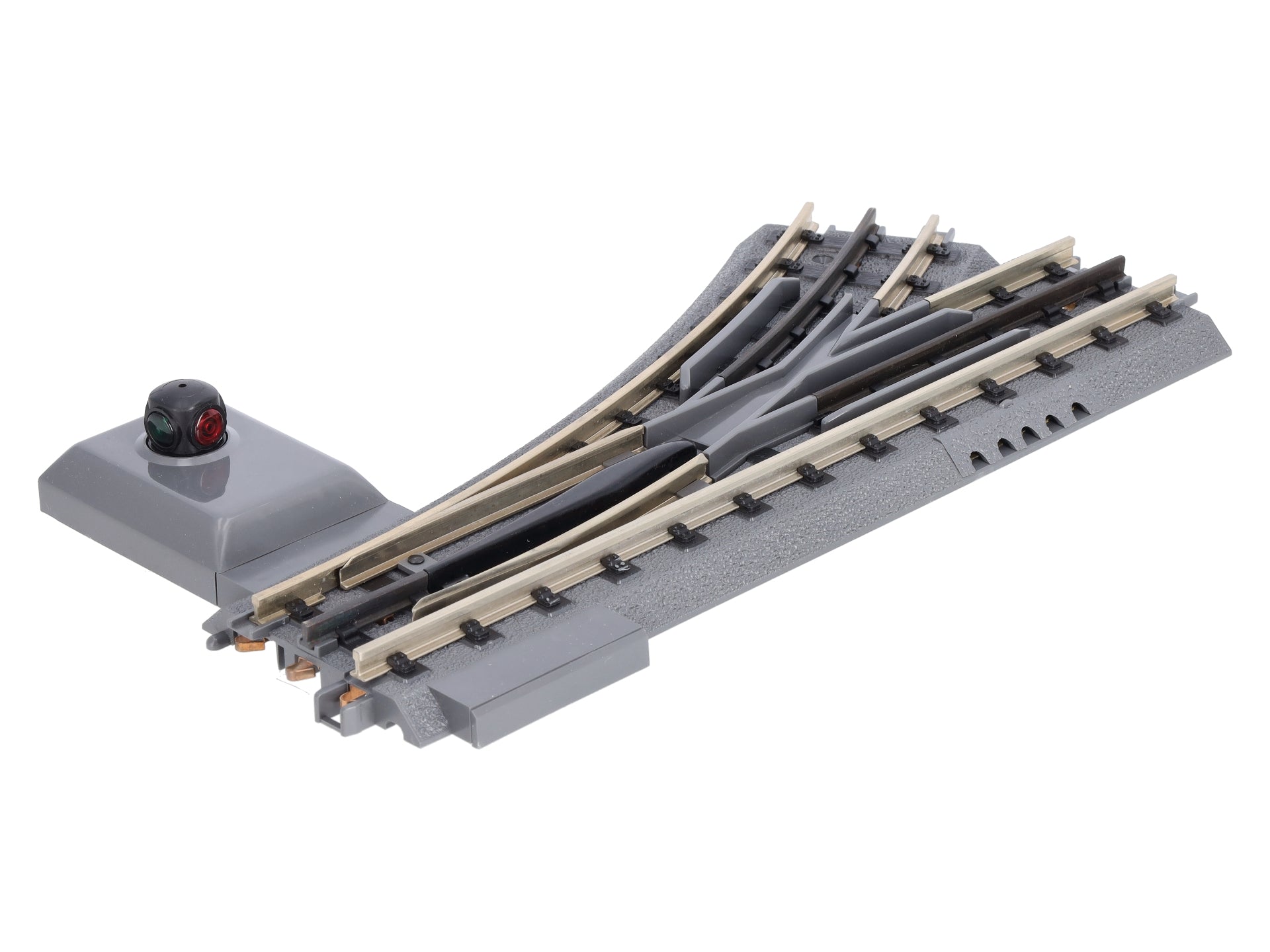 MTH 40-1044 O42 RealTrax Nickel Silver Left Hand Remote Switch Turnout