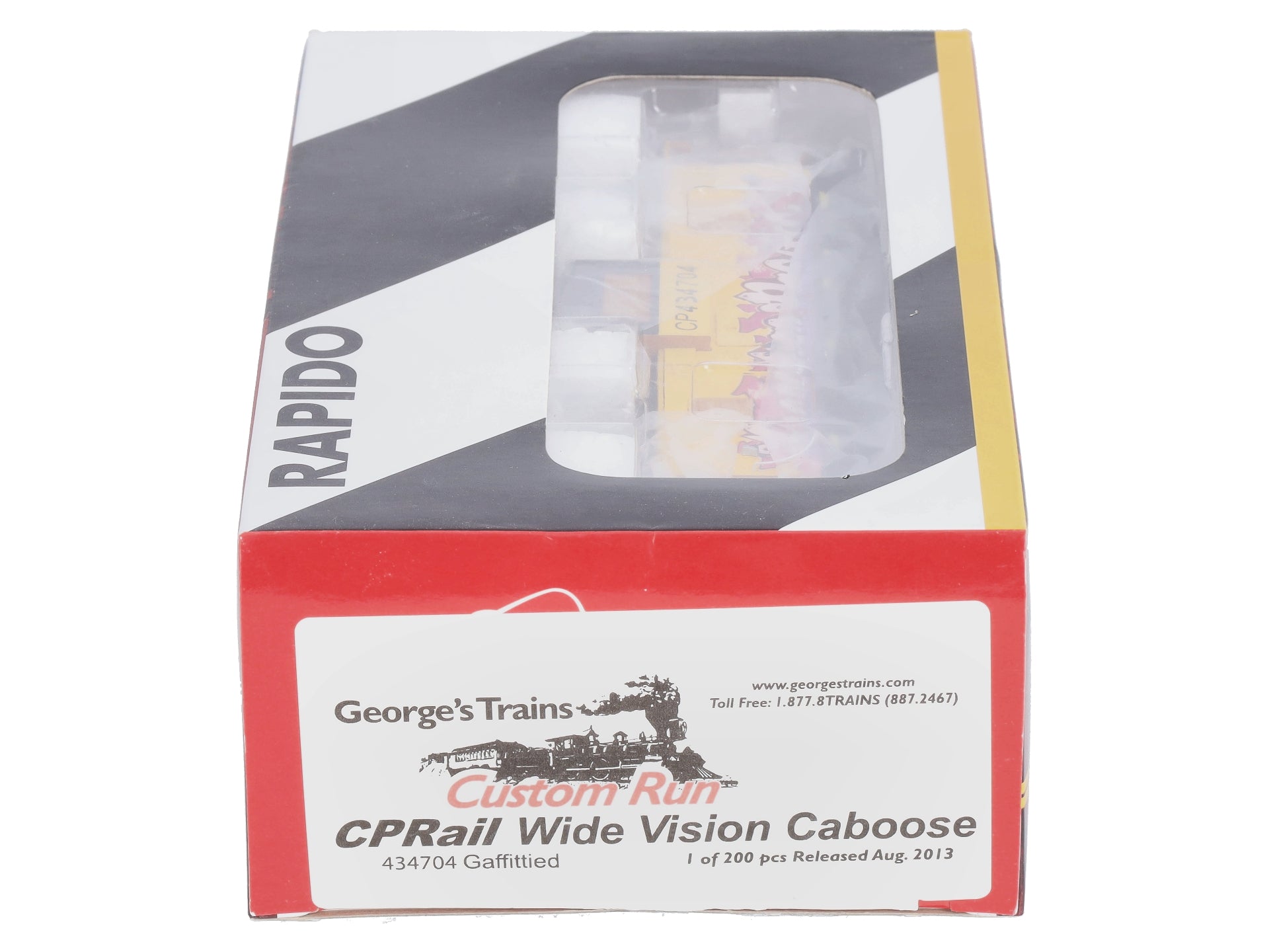 Rapido Trains 110123 HO CP Graffiti Angus Wide-Vision Caboose #434704 LN/Box