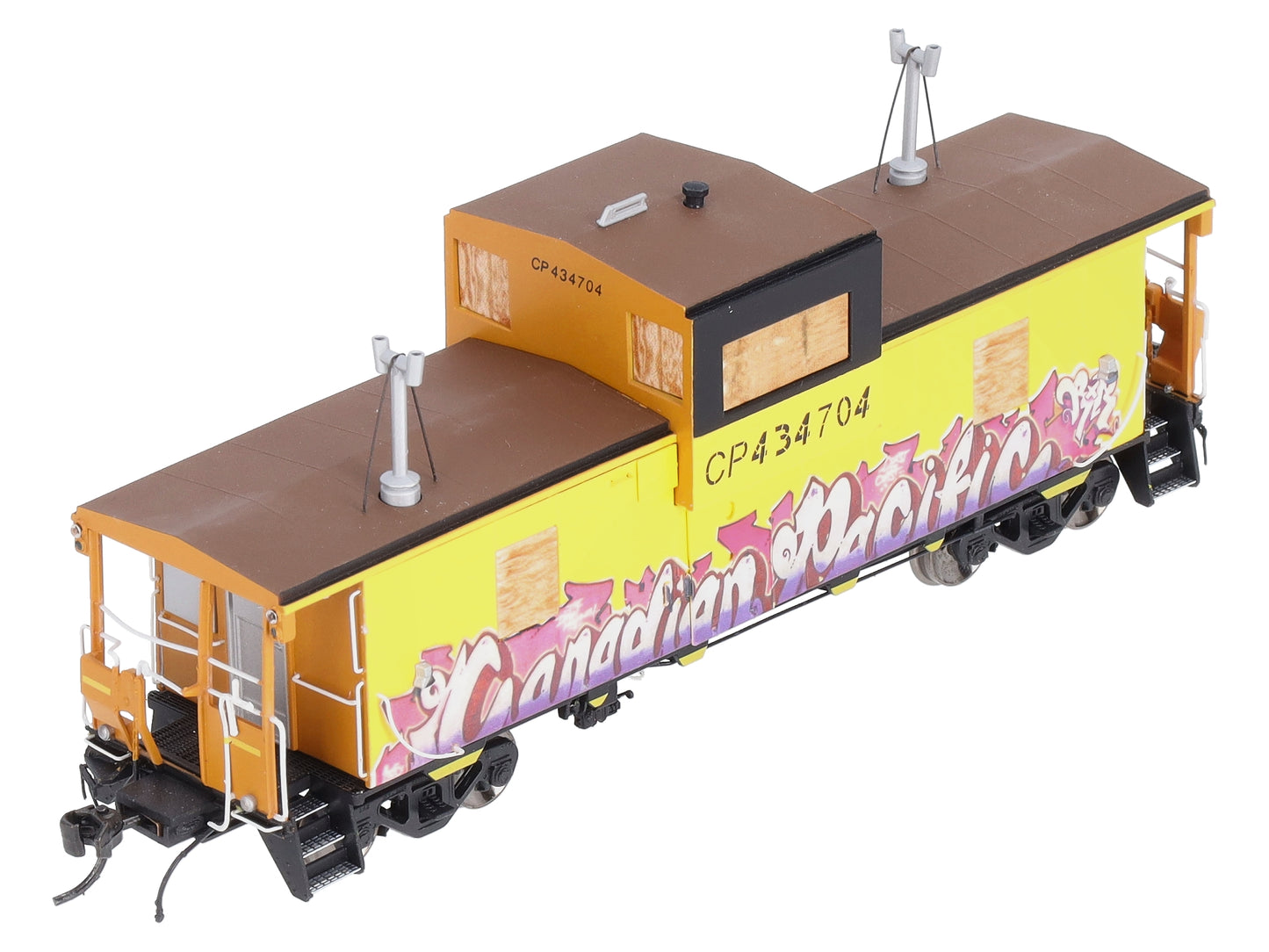 Rapido Trains 110123 HO CP Graffiti Angus Wide-Vision Caboose #434704 LN/Box