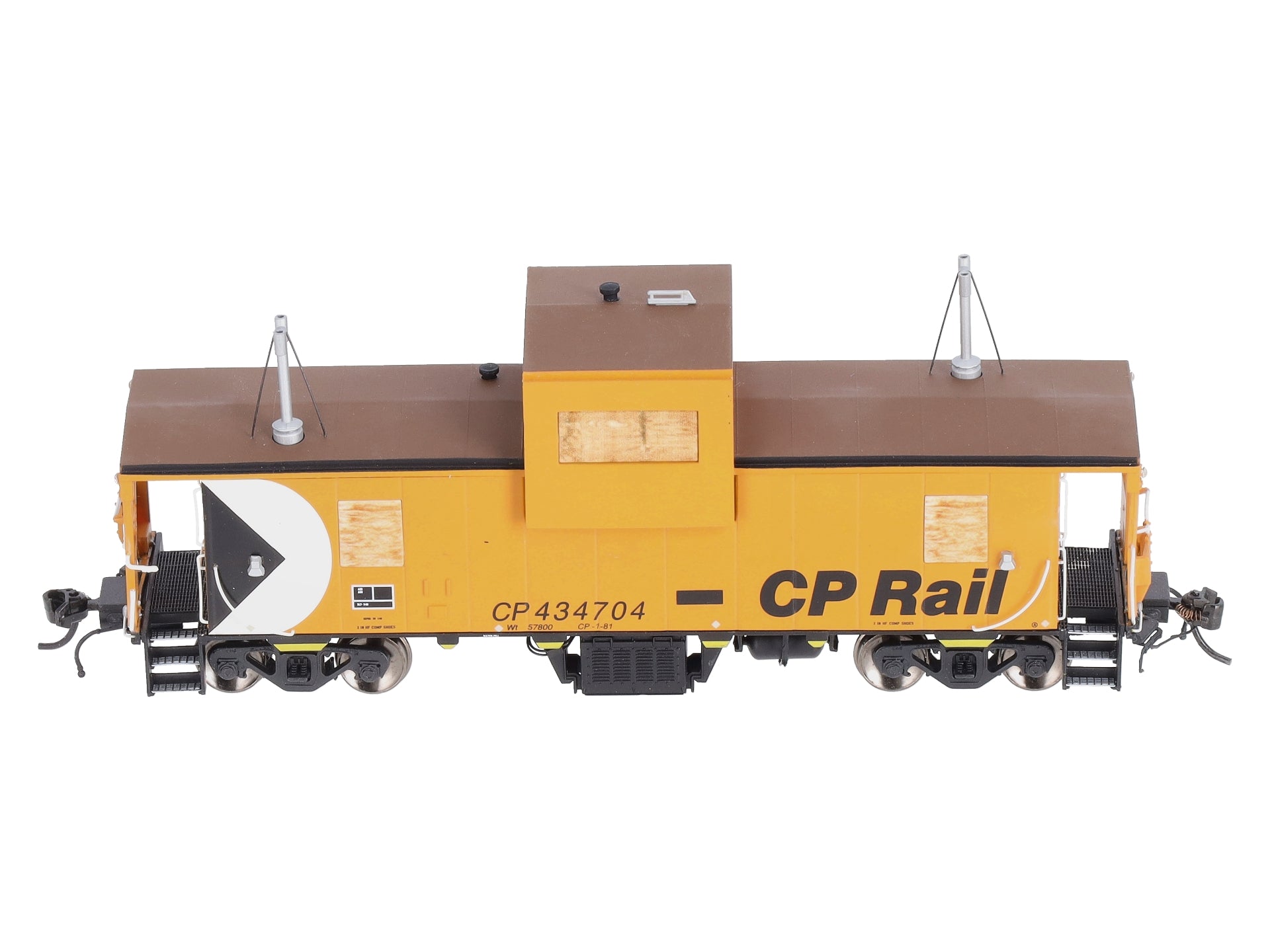 Rapido Trains 110123 HO CP Graffiti Angus Wide-Vision Caboose #434704 LN/Box