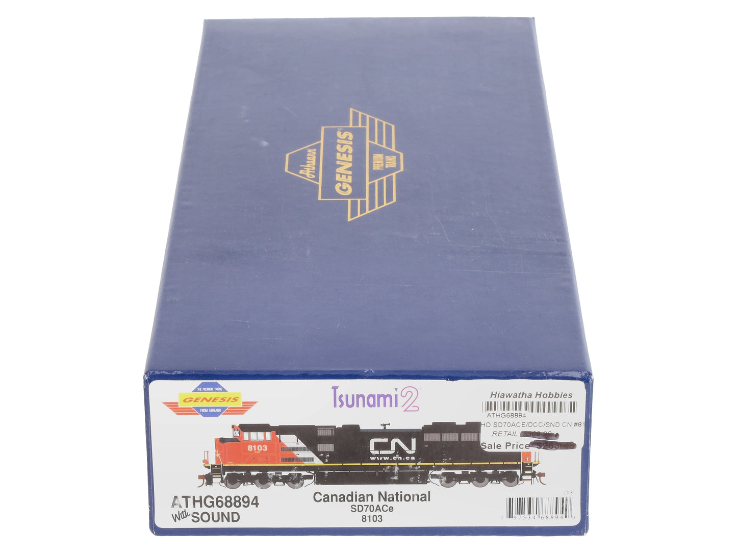 Athearn G68894 HO CN SD70ACe Diesel Locomotive with DCC & Sound #8103