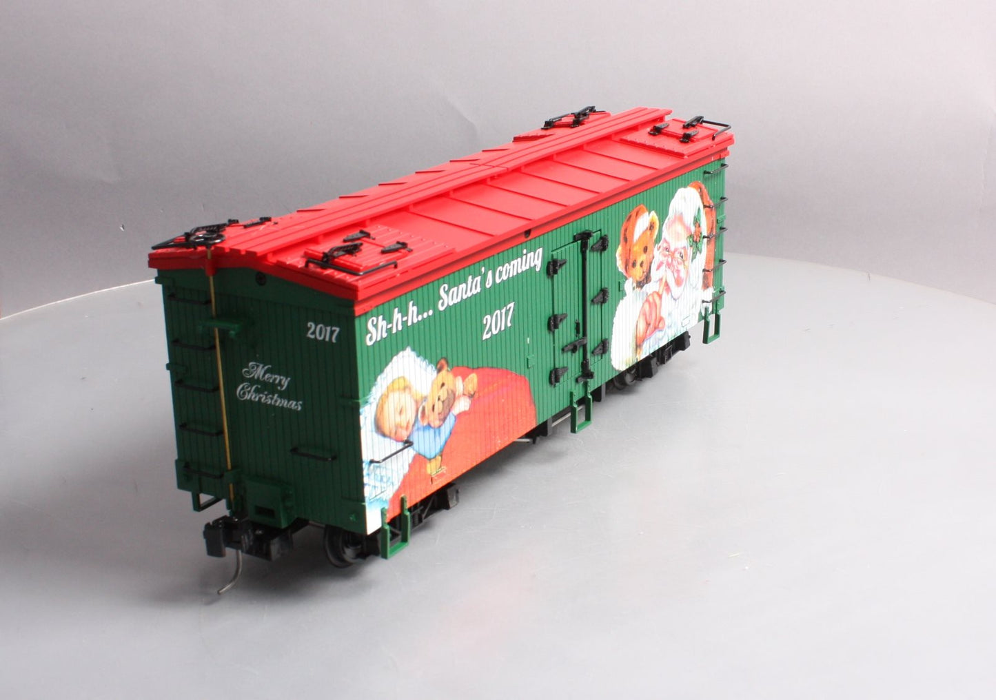 USA Trains R13035 G 2017 Christmas Reefer Car