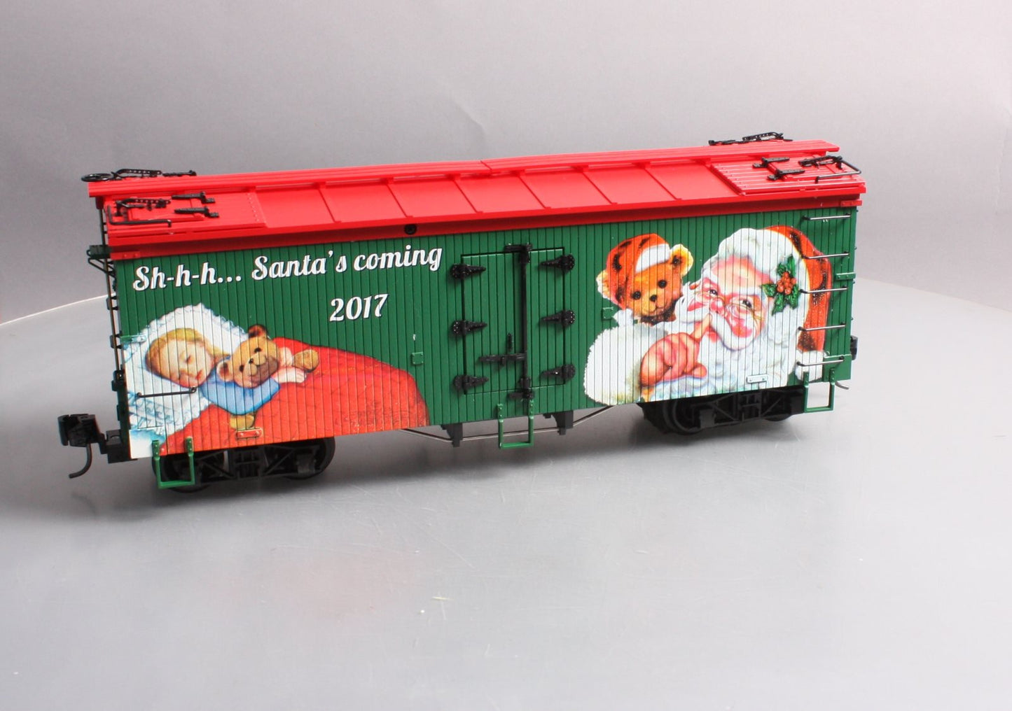 USA Trains R13035 G 2017 Christmas Reefer Car
