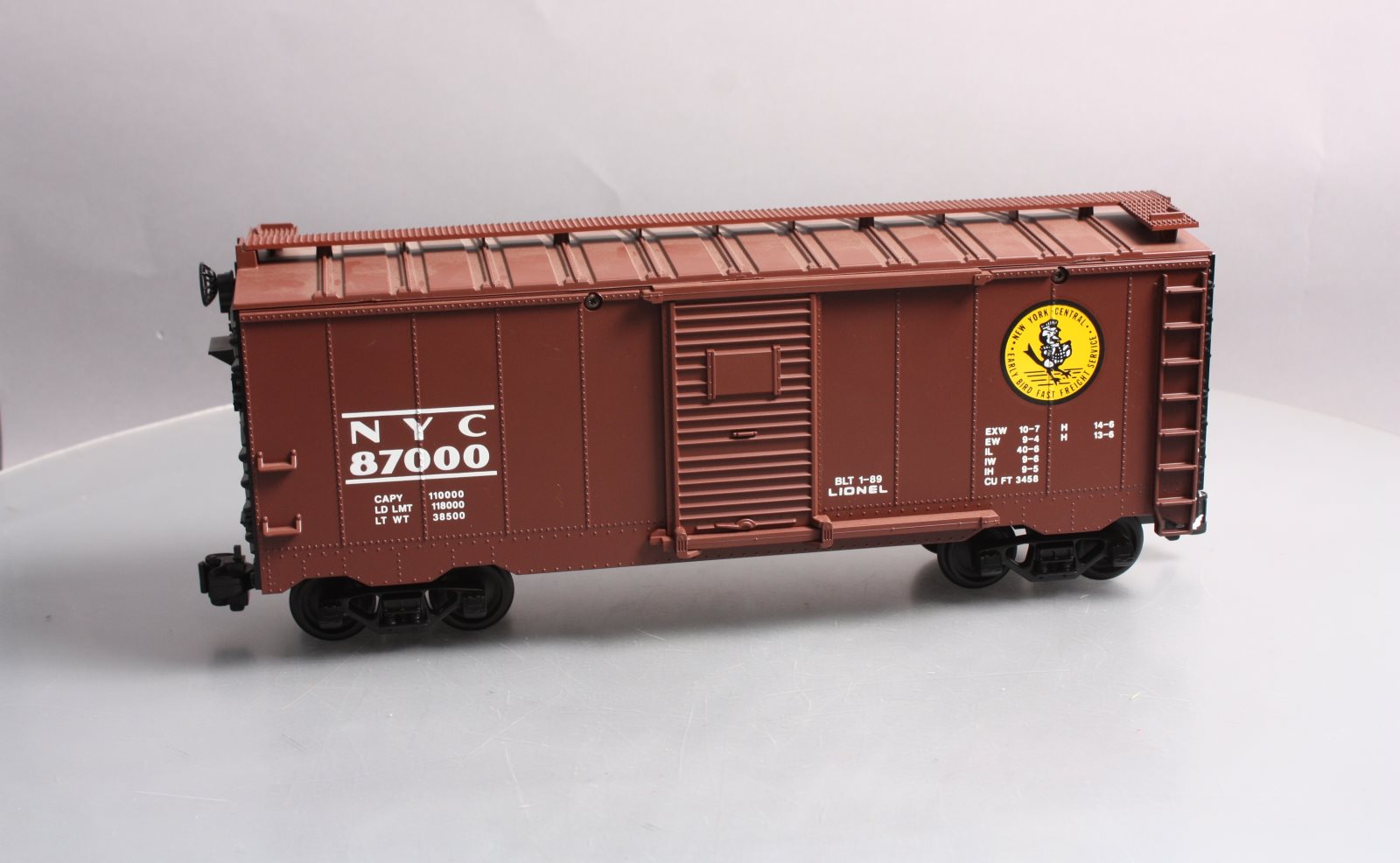 Lionel 8-87000 G Scale New York Central Boxcar LN/Box