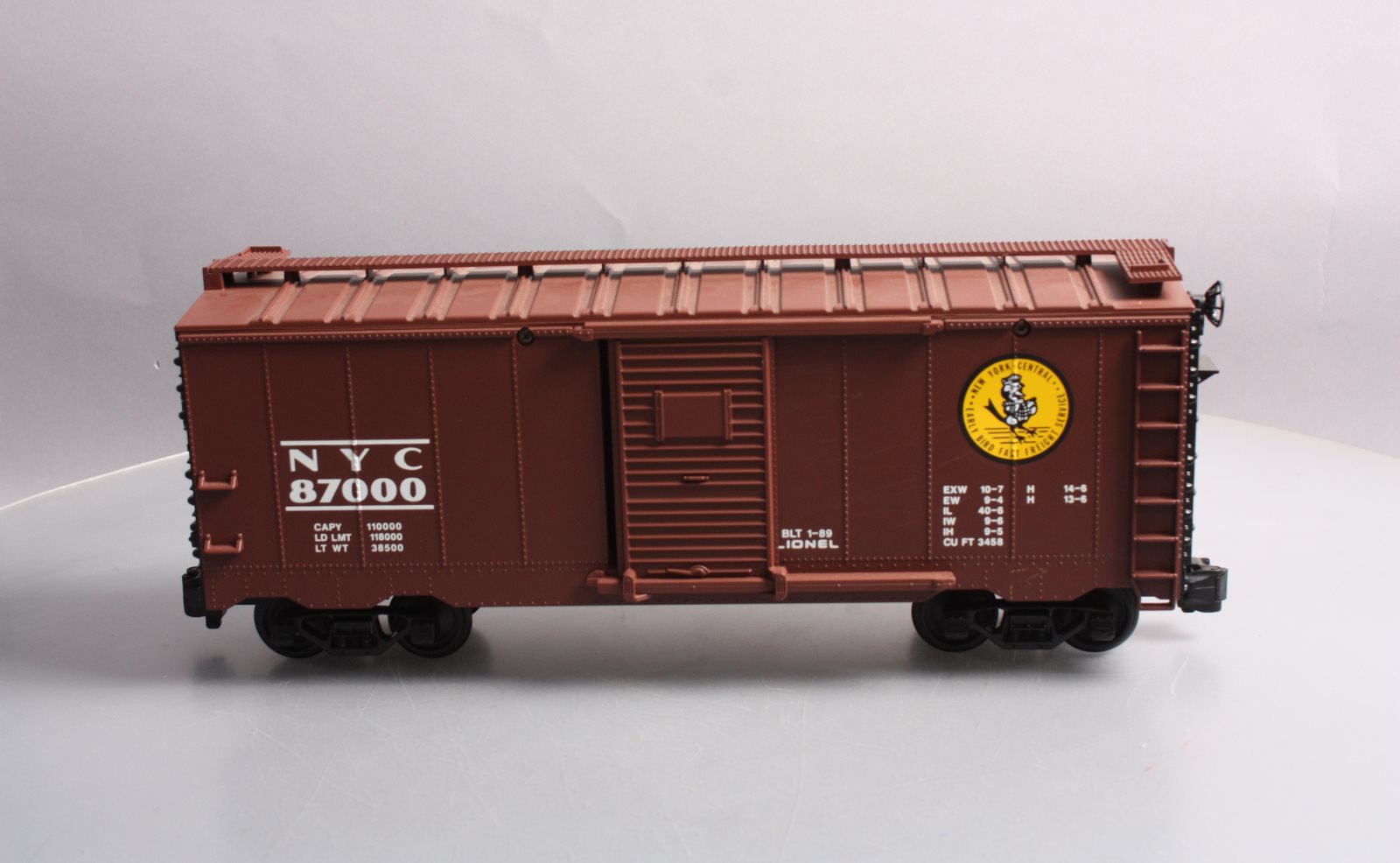 Lionel 8-87000 G Scale New York Central Boxcar LN/Box