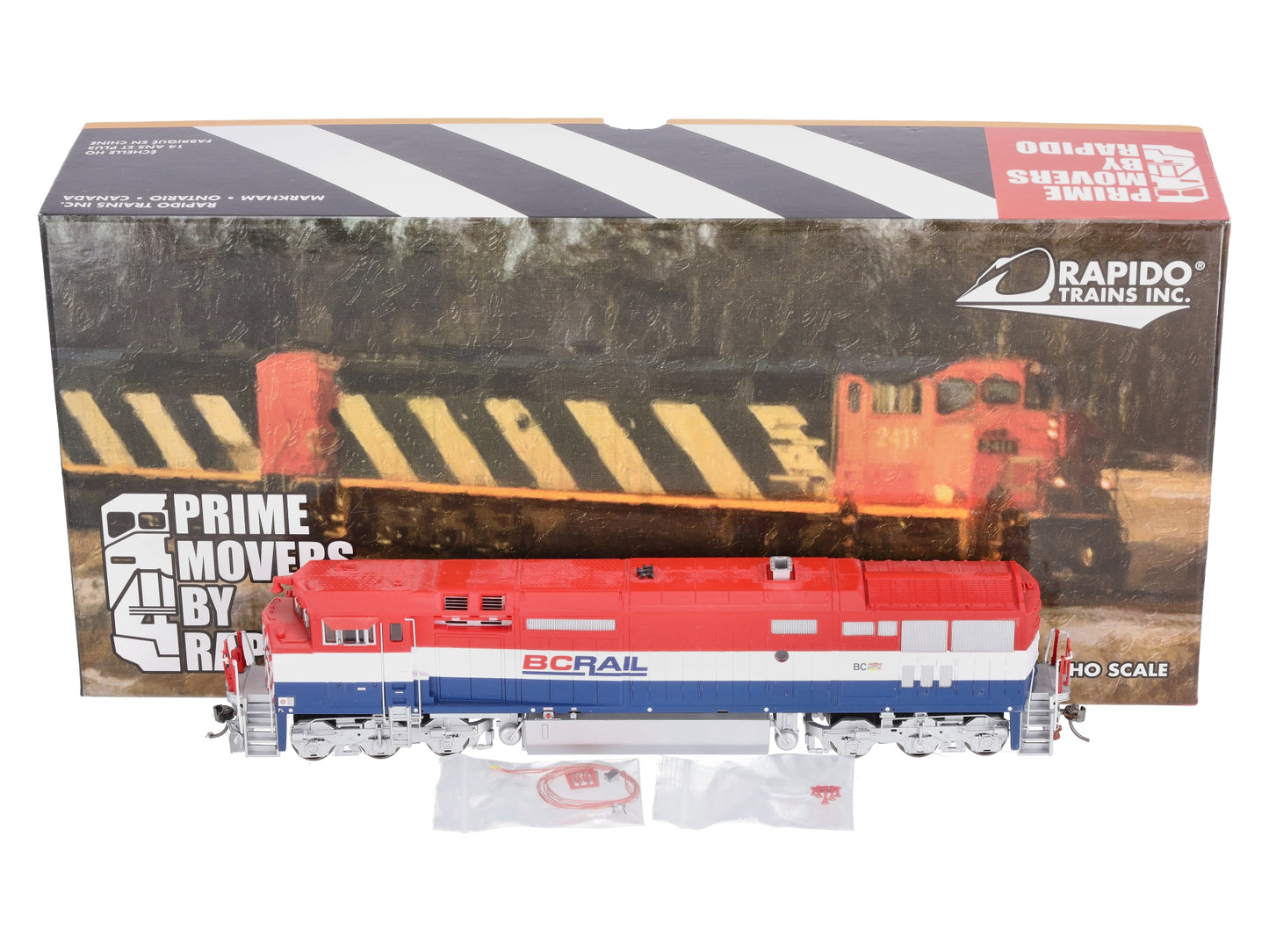 Rapido Trains 400015 HO BCR DASH 8-40CM Diesel Unnumbered