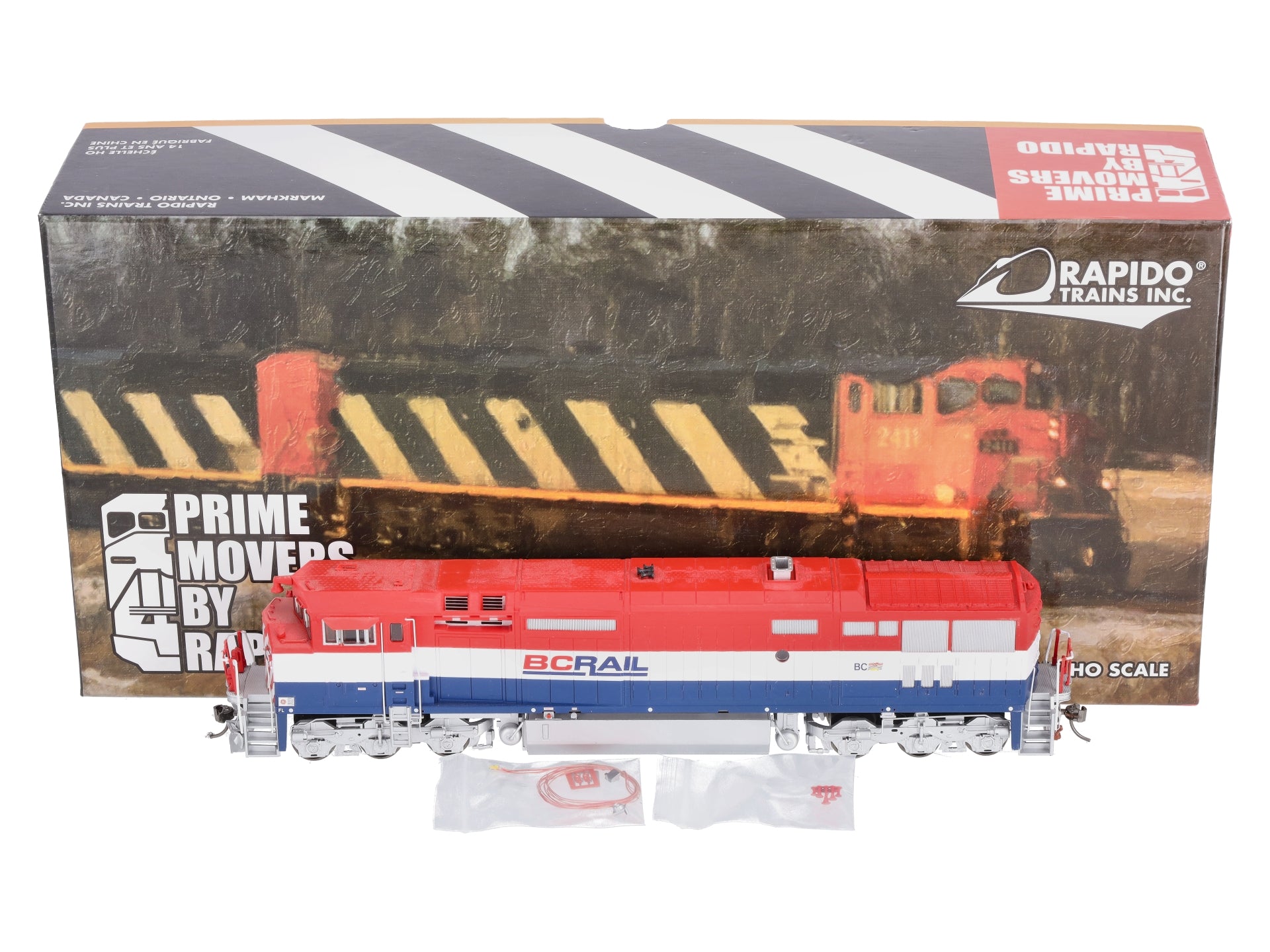 Rapido Trains 400015 HO BCR DASH 8-40CM Diesel Unnumbered