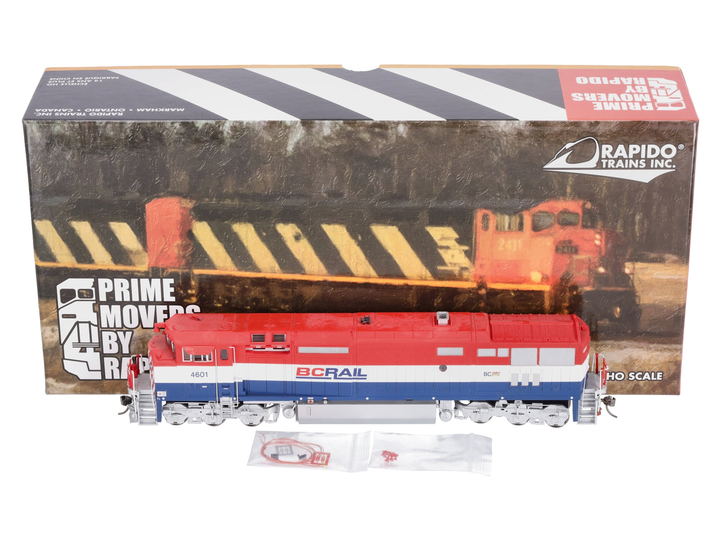 Rapido Trains 400511 HO BCR DASH 8-40CM Diesel Loco w/ Sound & DCC #4601