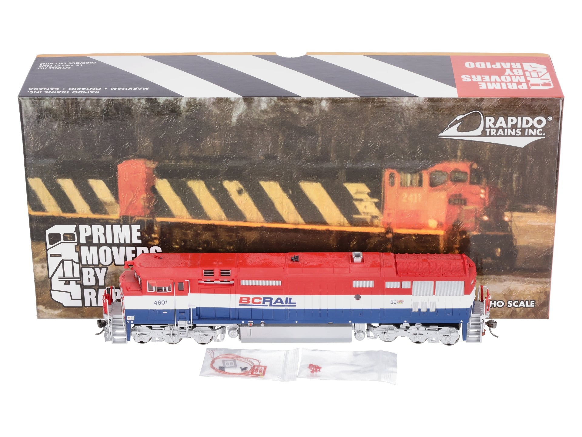 Rapido Trains 400511 HO BCR DASH 8-40CM Diesel Loco w/ Sound & DCC #4601