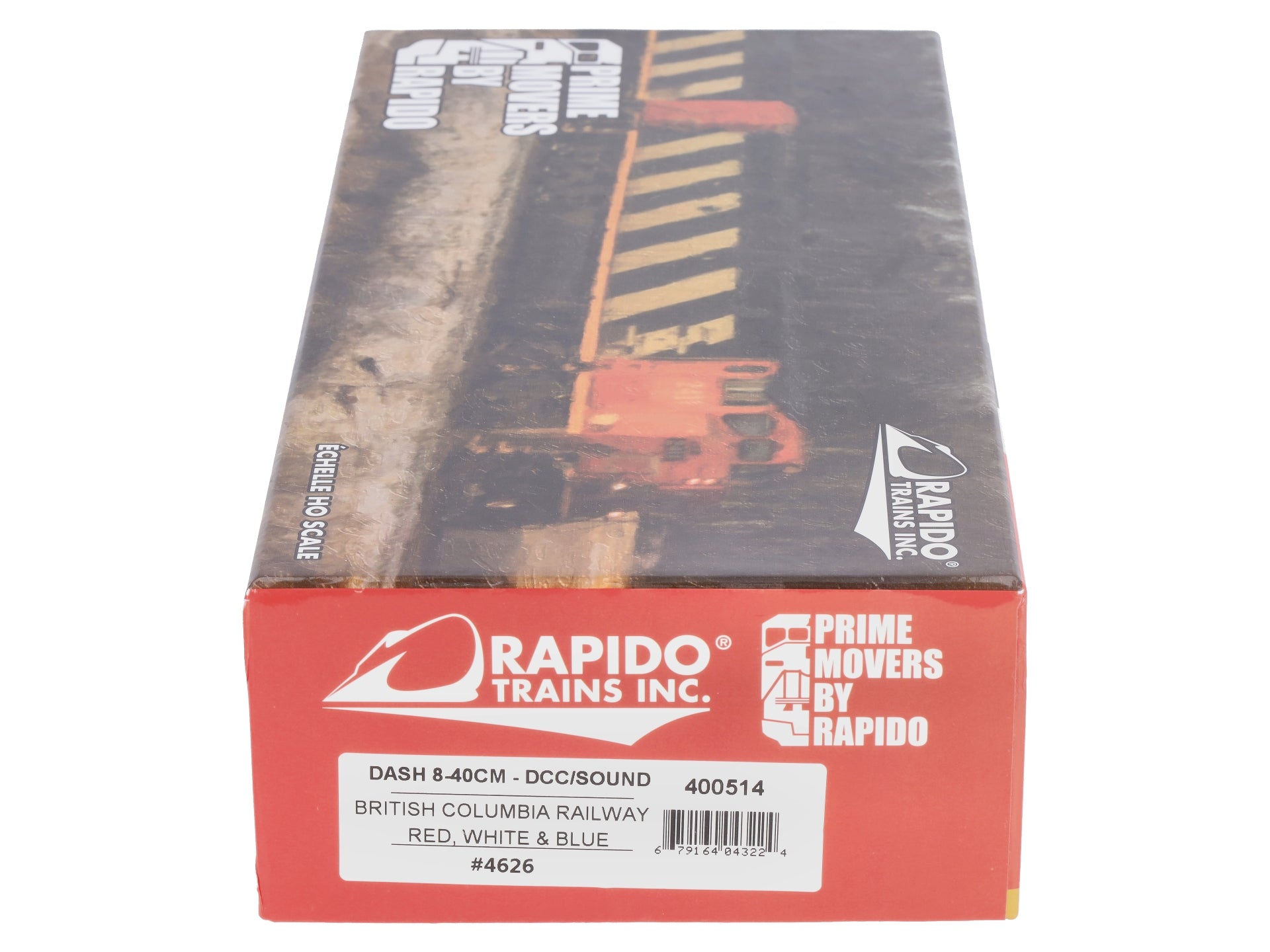 Rapido Trains 400514 HO BCR Dash 8-40CM Diesel Locomotive w/ Sound & DCC #4626