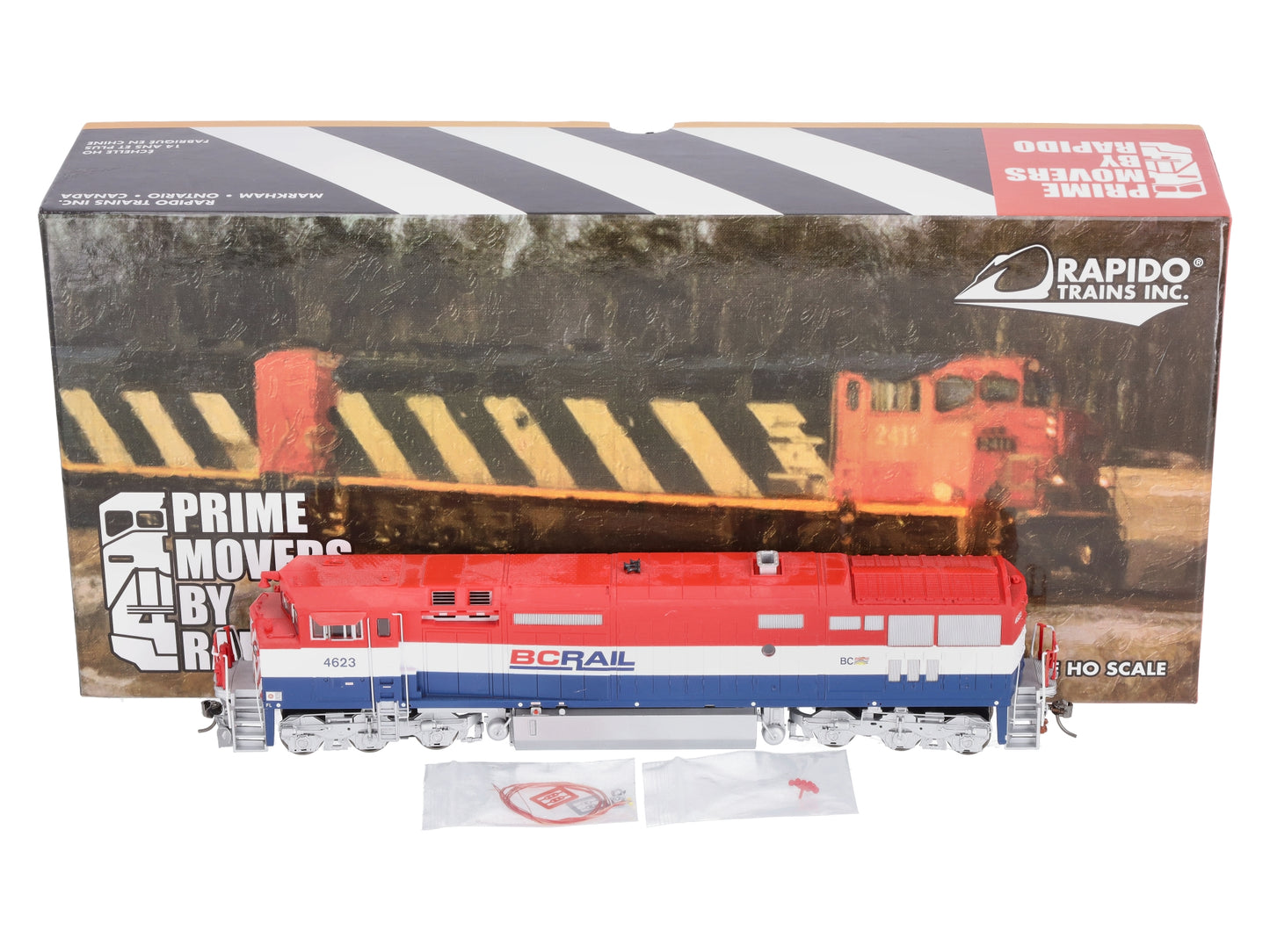 Rapido Trains 400513 HO BCR DASH 8-40CM w/ Sound & DCC #4623