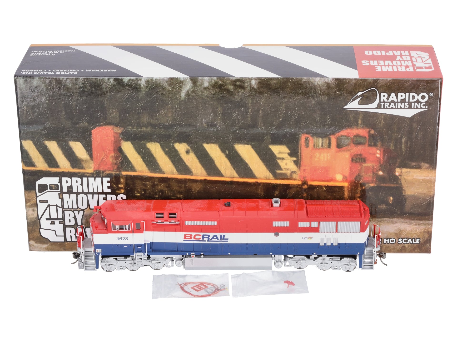 Rapido Trains 400513 HO BCR DASH 8-40CM w/ Sound & DCC #4623