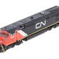 Rapido Trains 400517 HO CN GE Dash 8-40CM Diesel Locomotive w/DCC & Sound #2430