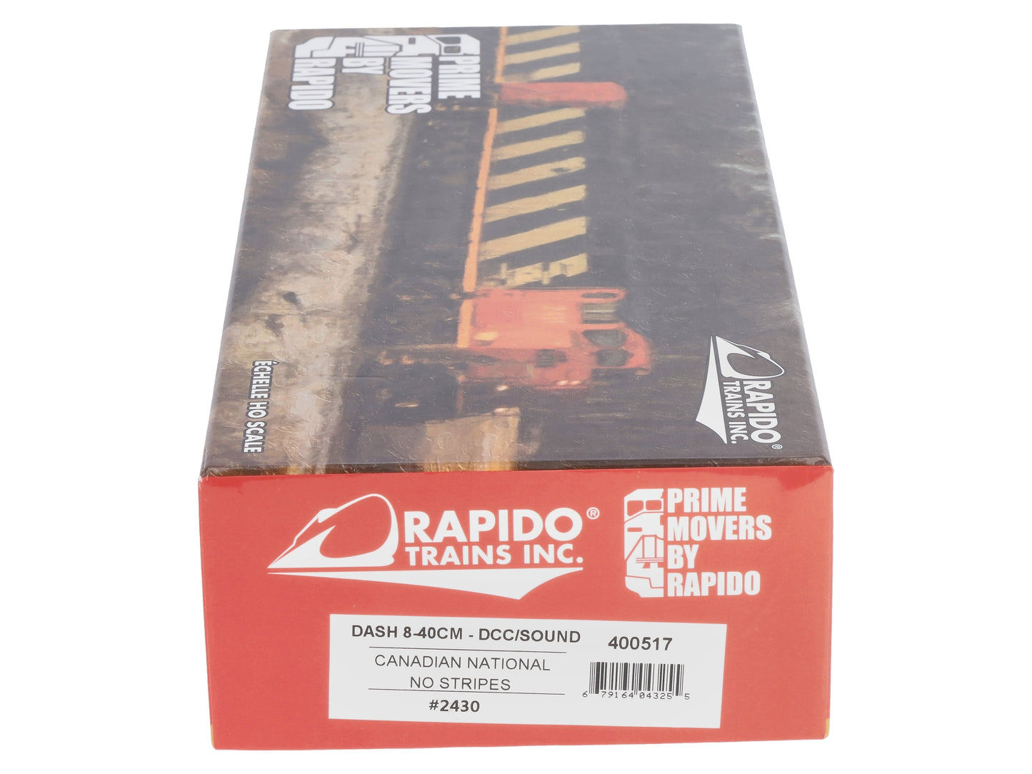 Rapido Trains 400517 HO CN GE Dash 8-40CM Diesel Locomotive w/DCC & Sound #2430