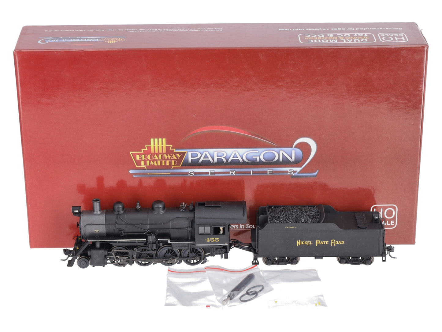Broadway Limited 2794 HO NKP Baldwin 2-8-0 Consolidation Steam Locomotive #455