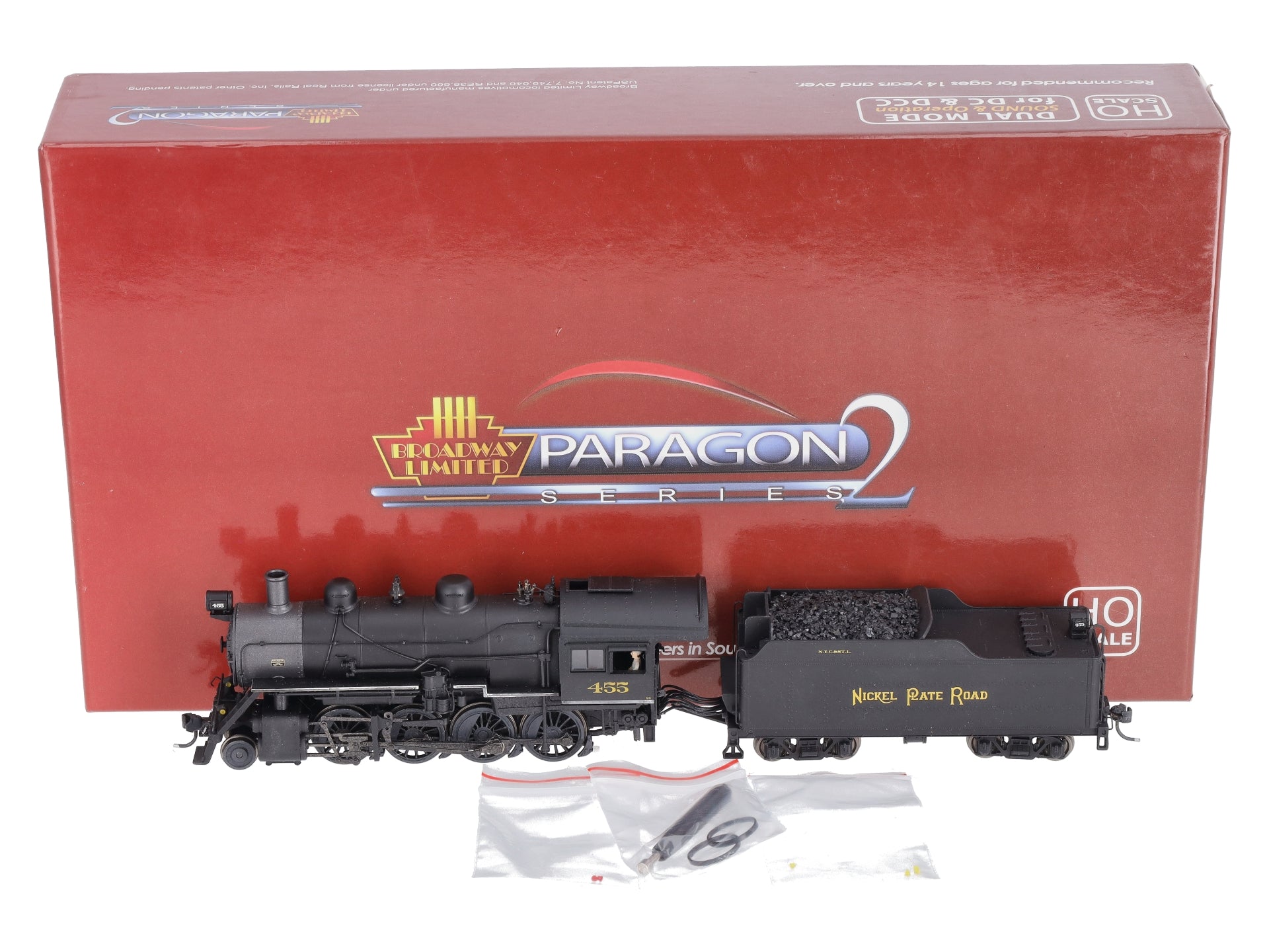Broadway Limited 2794 HO NKP Baldwin 2-8-0 Consolidation Steam Locomotive #455