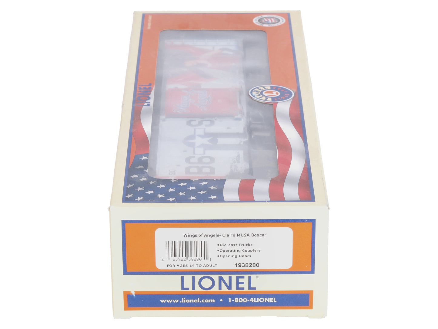 Lionel 1938280 O Gauge Wings of Angels - Claire Boxcar #414510 LN/Box
