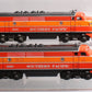 Lionel 6-8260 O Gauge Southern Pacific F3 AA Diesel Locomotive Set #8260/8262 EX/Box