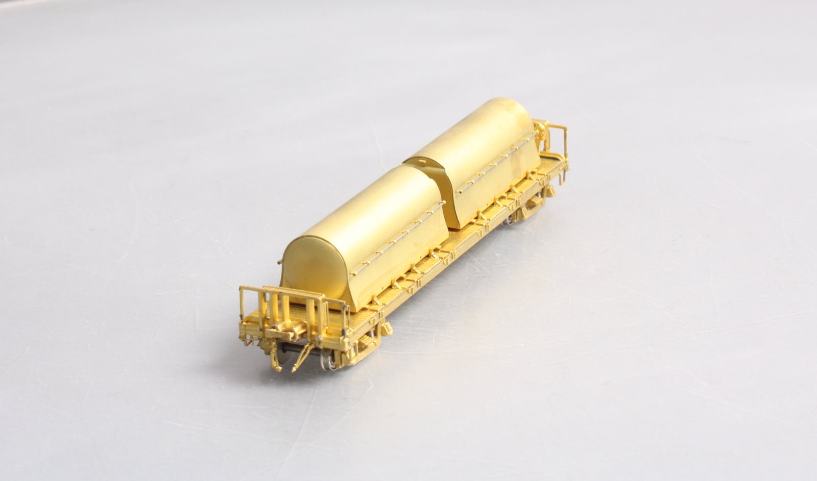 Overland OMI-3158 HO BRASS Renken's Milk & Cream National Car Flatcar w/2 Cont. LN/Box