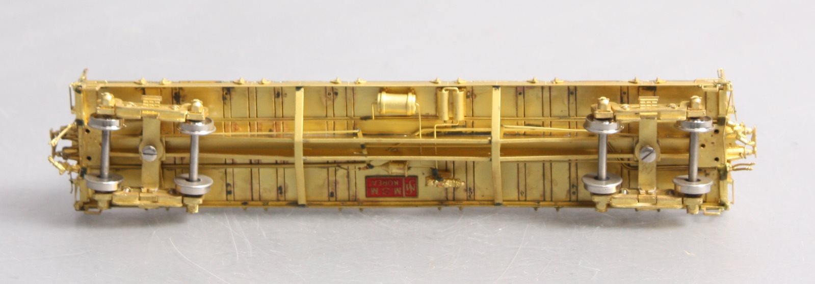 Overland OMI-3158 HO BRASS Renken's Milk & Cream National Car Flatcar w/2 Cont. LN/Box