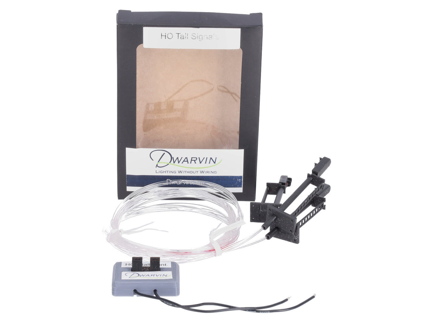 Dwarvin DVTSSS201HO HO Turnout Signal Stall Motor Controller w/ 3 Tall Signals
