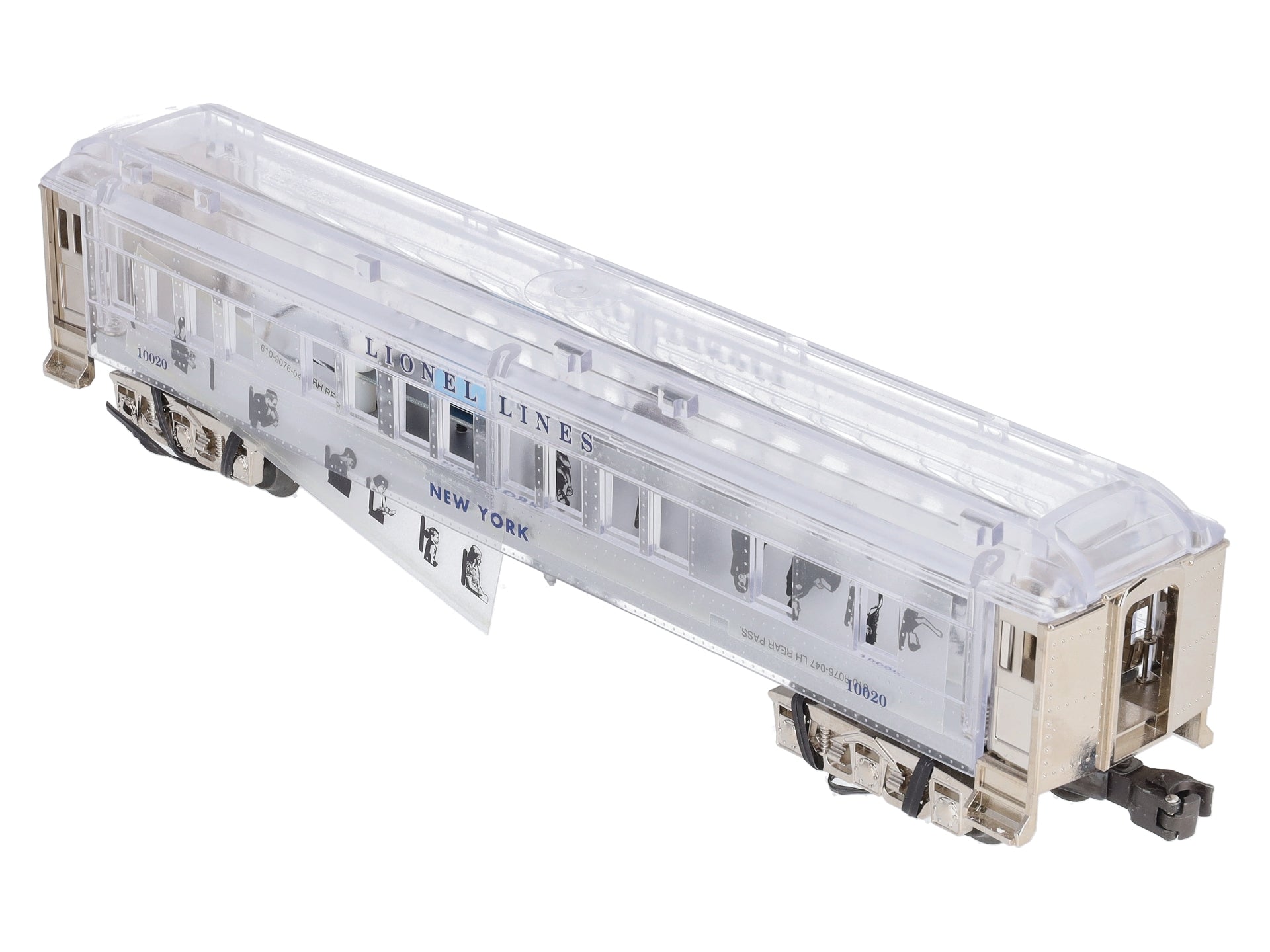 Lionel 6-29087 Clear Shell New York Madison Coach Car LN/Box