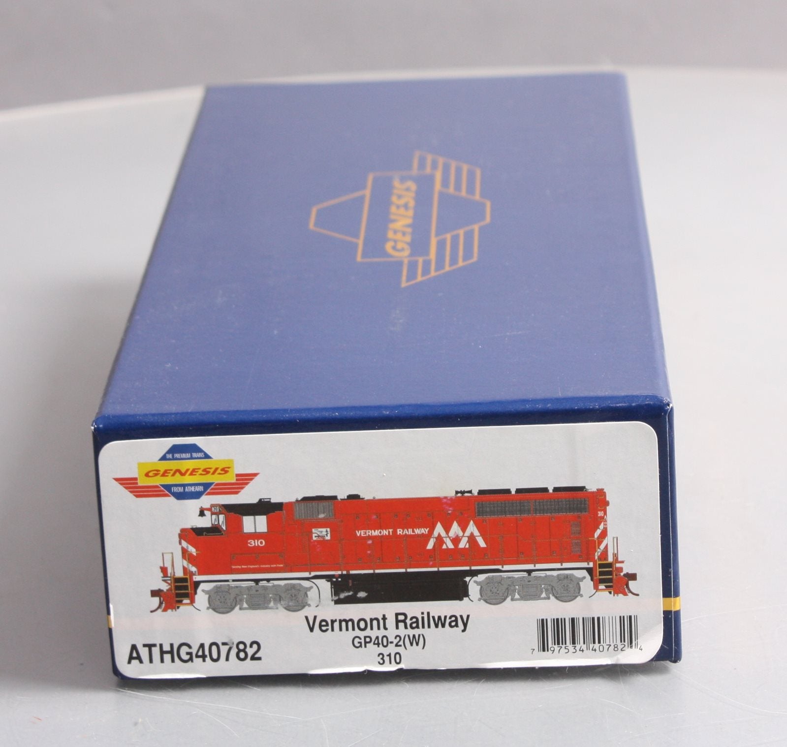 Athearn G40782 HO Vermont Railway GP40-2W #310 – Trainz