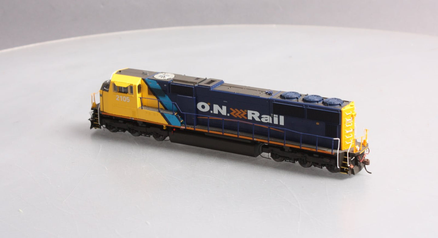 Athearn G69512 HO Ontario Northland Rail SD75I Diesel Locomotive #2105